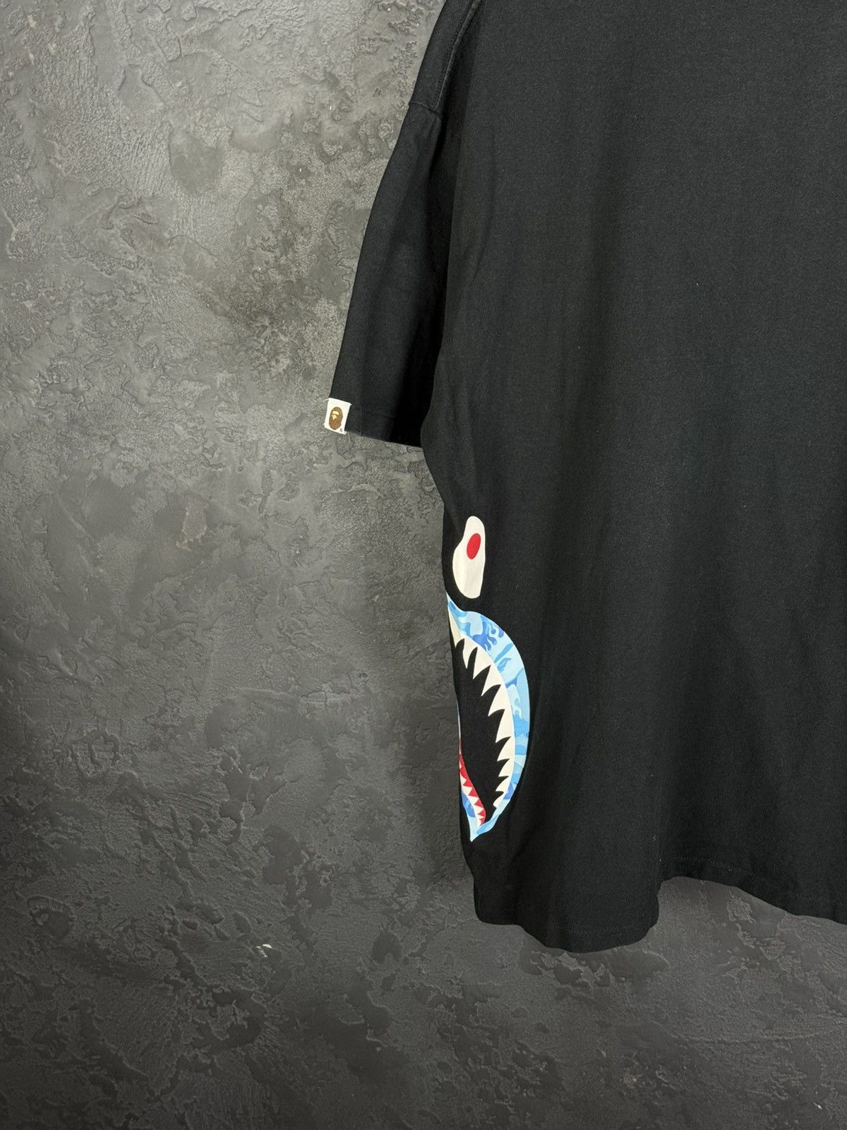 Bape Варе Bape Flame Side Shark Black Men’s Tee Size US XXL / EU 58 / 5 - 9 Thumbnail