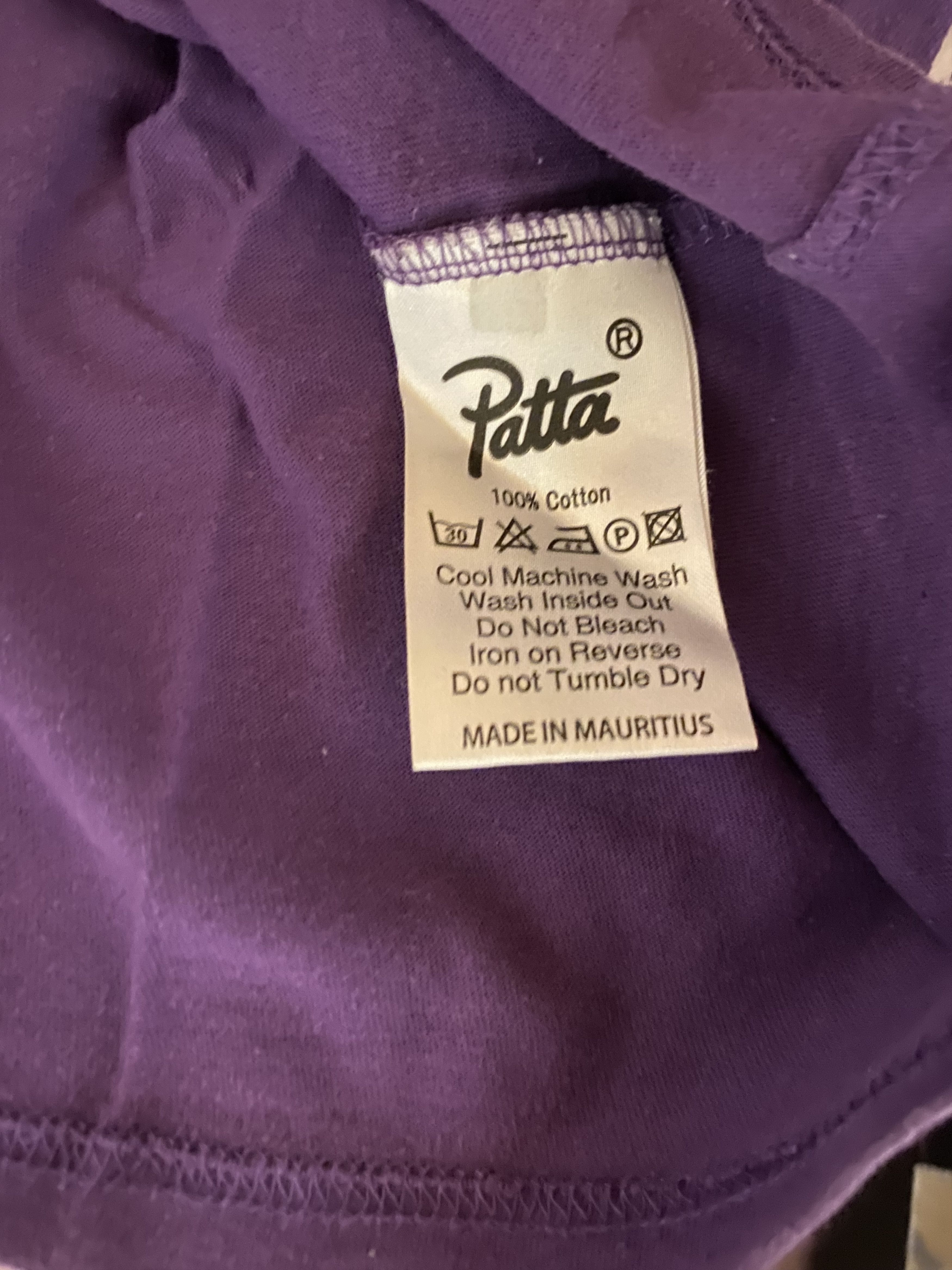 Patta Patta SS2017 Curved Wave Logo orange purple Size US M / EU 48-50 / 2 - 6 Thumbnail