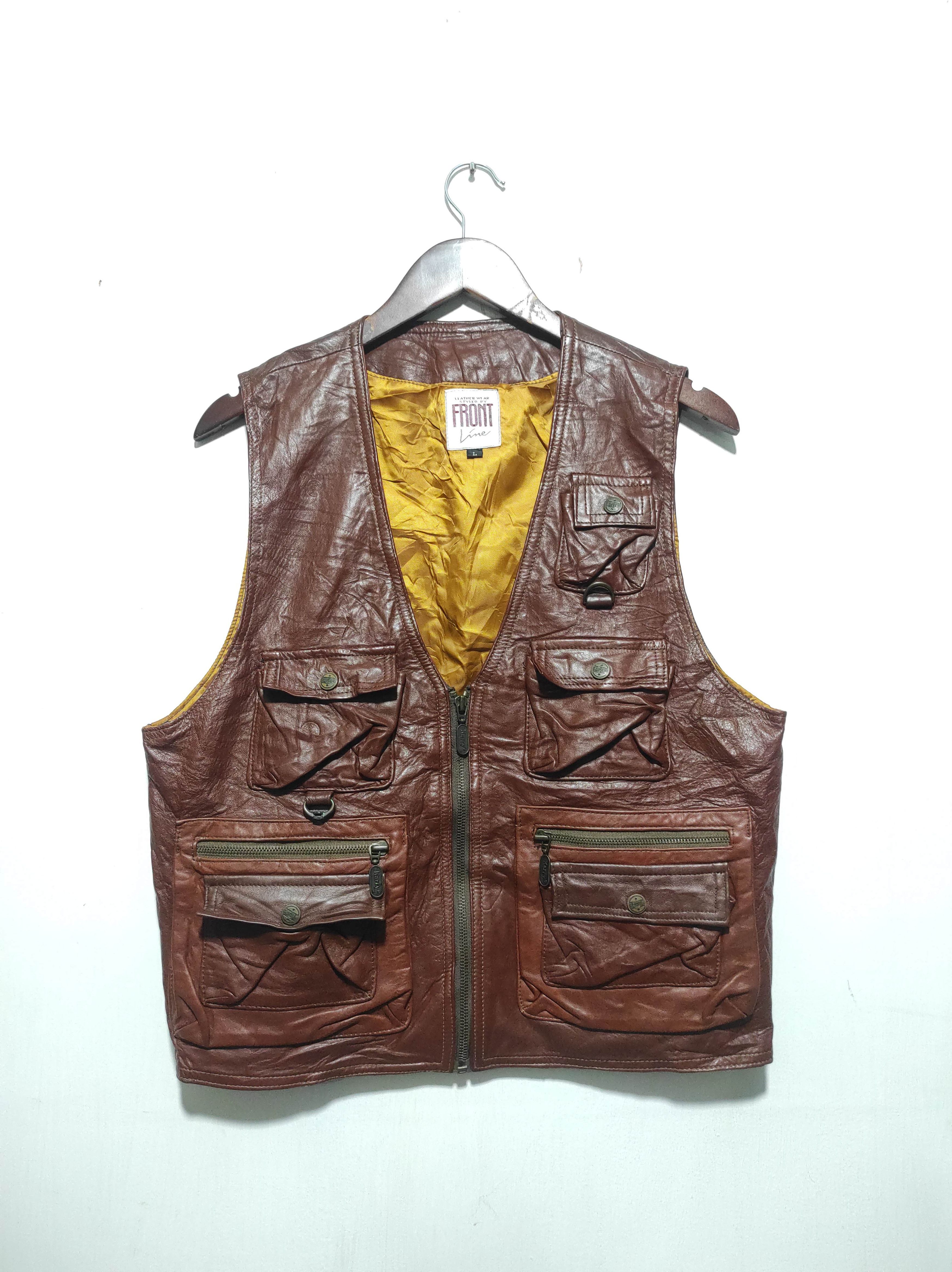 Leather Front Line Leather Vest Size US L / EU 52-54 / 3 - 2 Thumbnail