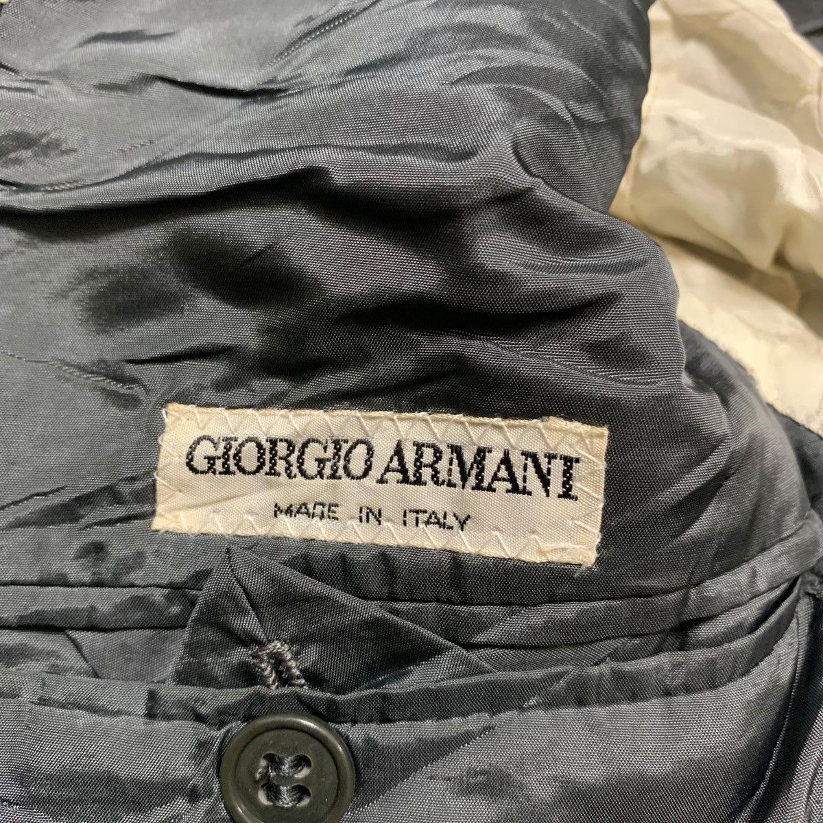 Giorgio Armani Vintage Giorgio Armani Plaid Blazer Size 46R - 6 Thumbnail