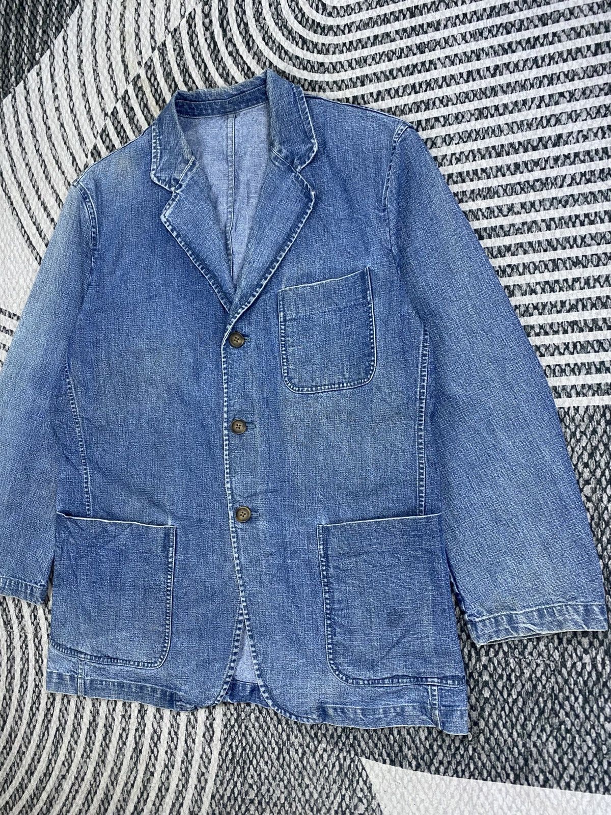L&B Vintage L&B Homme Denim Chore Jacket Size US L / EU 52-54 / 3 - 3 Thumbnail