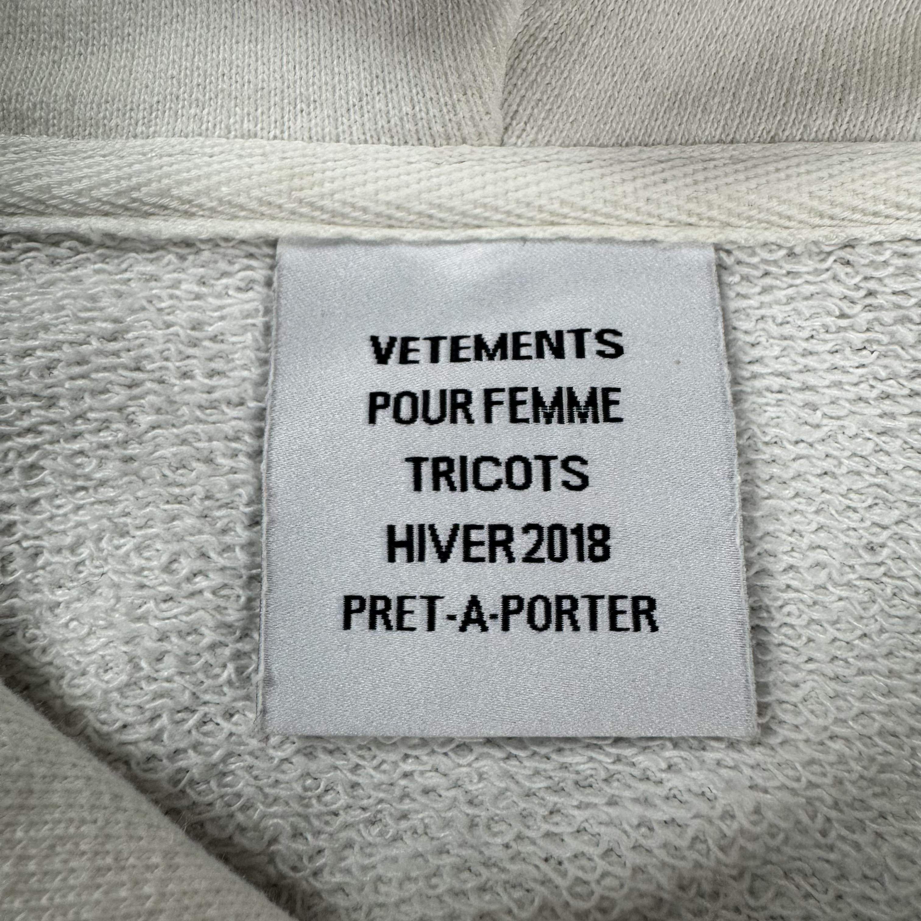 Vetements VETEMENTS SWEATER HOODIE Size US S / EU 44-46 / 1 - 6 Thumbnail