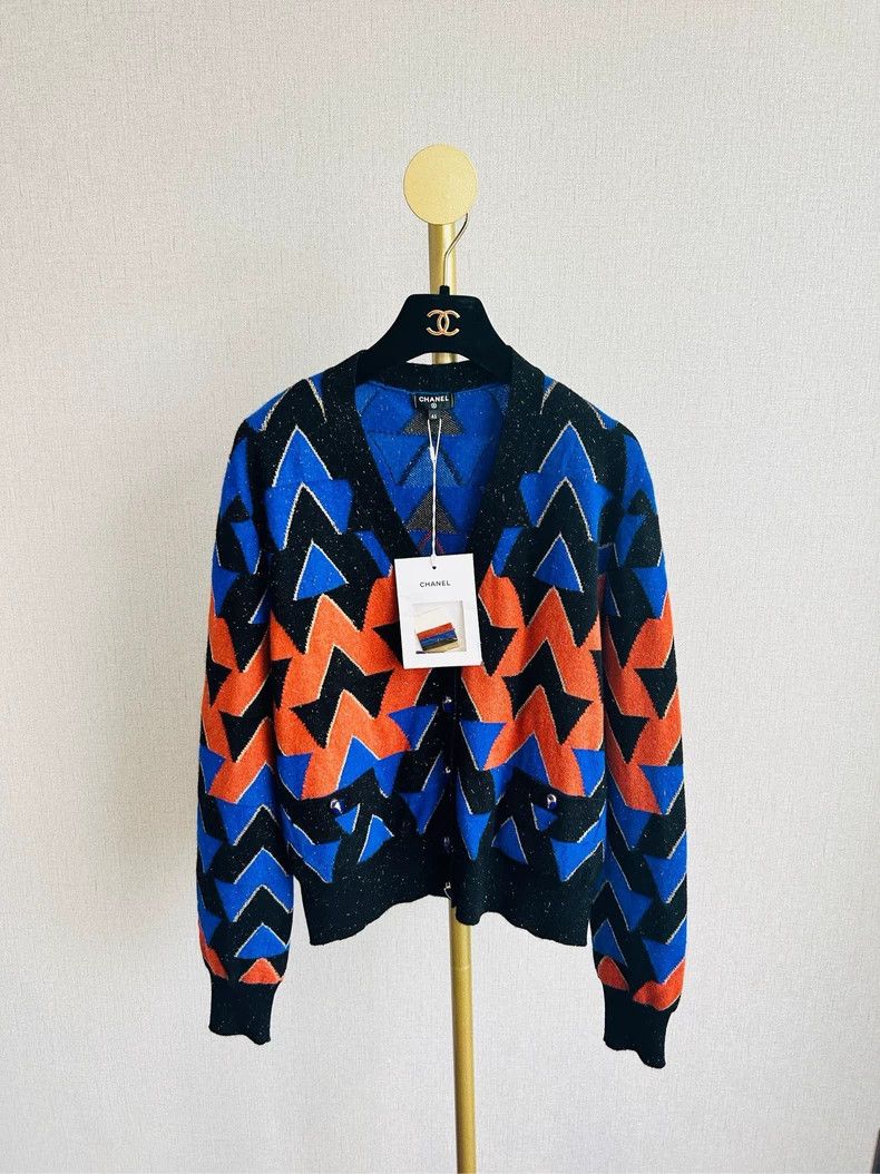 Chanel Chanel Egypt Series Knit Cardigan - dmc Size US M / EU 48-50 / 2 - 1 Thumbnail