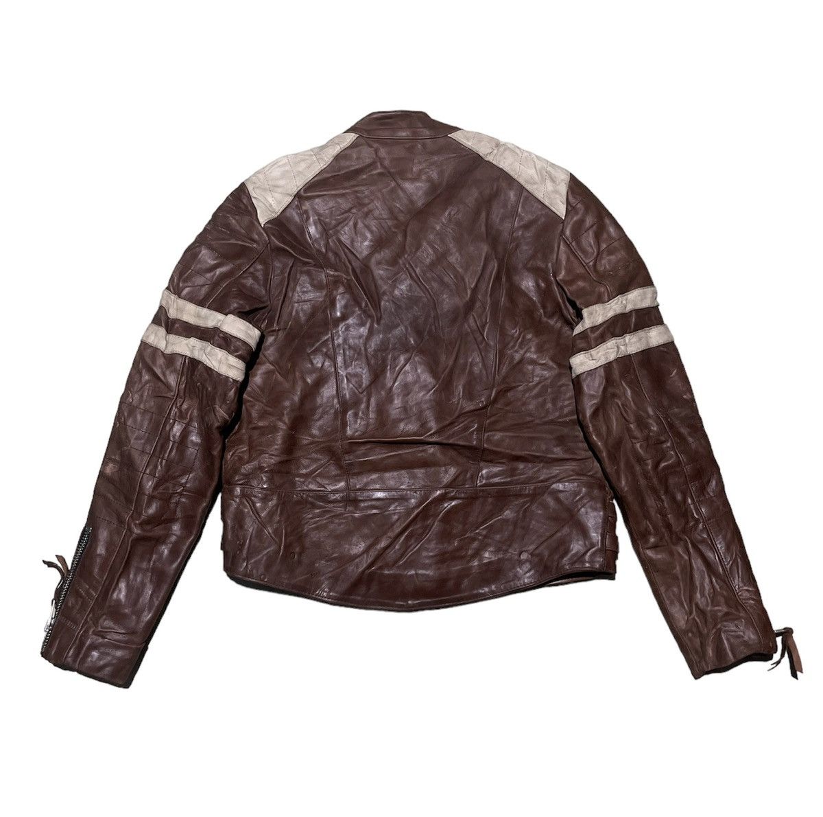 Vintage WILLIE Retro Racing Jacket Zipper Chest Buckle Straps Size US S / EU 44-46 / 1 - 2 Thumbnail