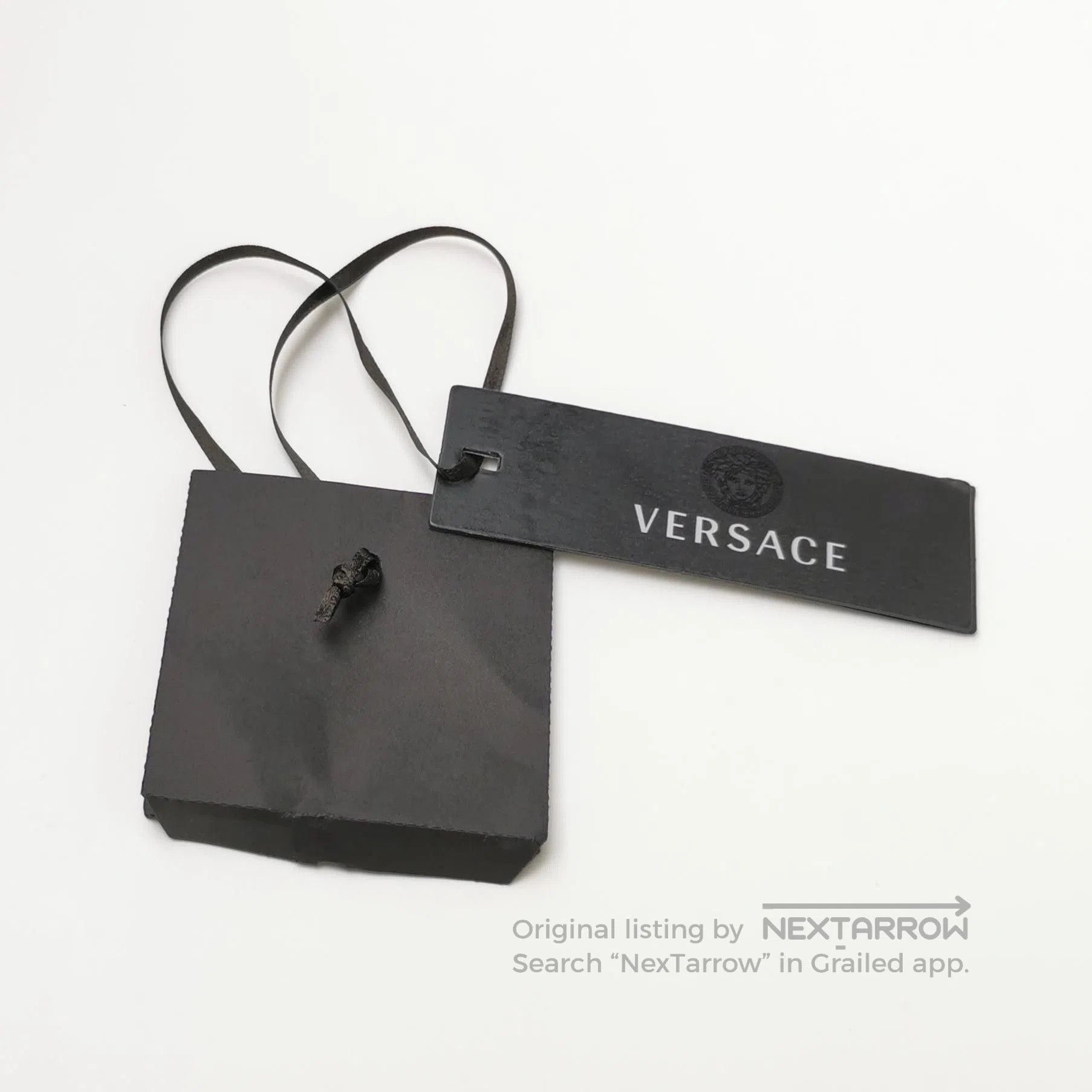 Versace Black Tailored Straight-Leg Trousers. Size US 34 / EU 50 - 1 Thumbnail