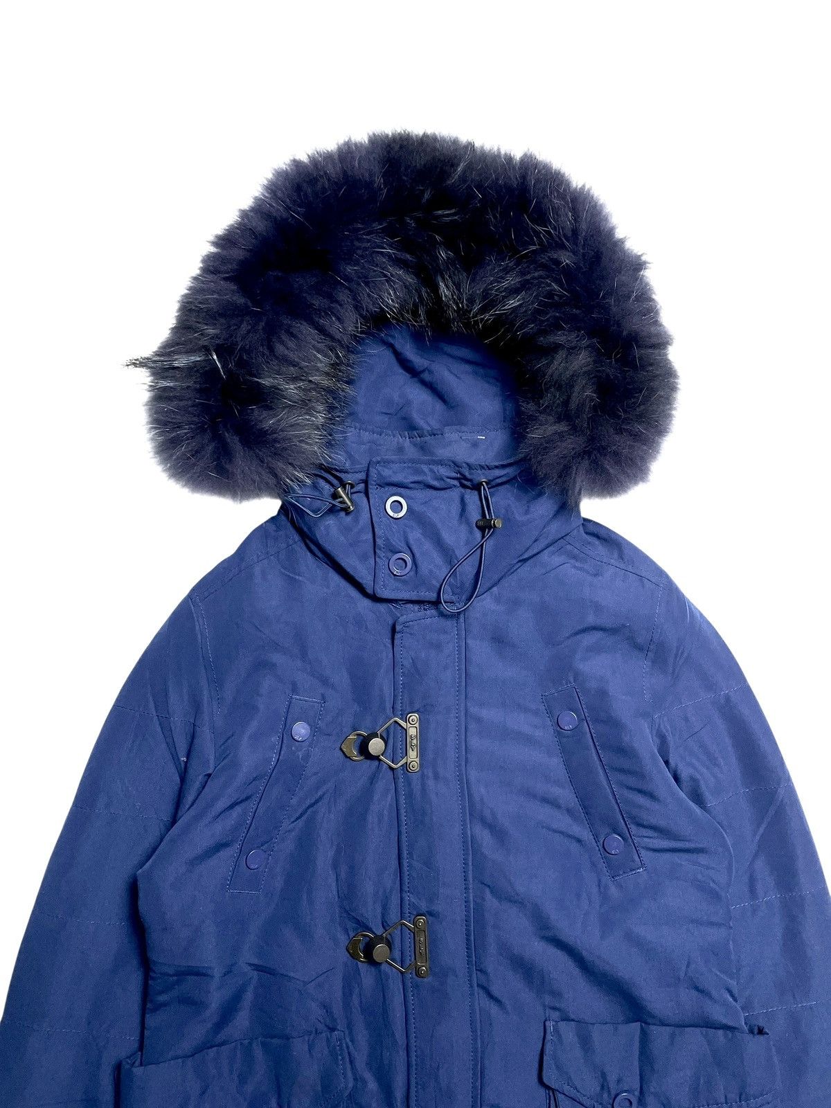 BUFFALO BOBS 2000’s Sly - Vkei Style Toggle Button Racoon Fur Jacket Size US M / EU 48-50 / 2 - 4 Thumbnail