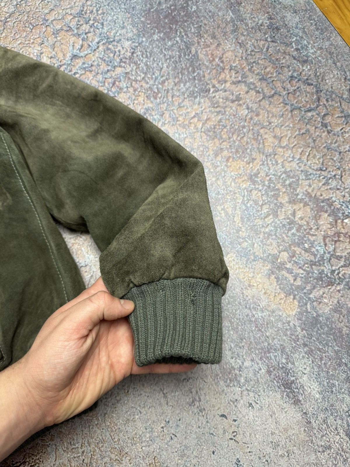Japanese Brand LEATHER JACKET SUEDE PERFECTO BOMBER STYLE OLD MANY Size US M / EU 48-50 / 2 - 7 Thumbnail