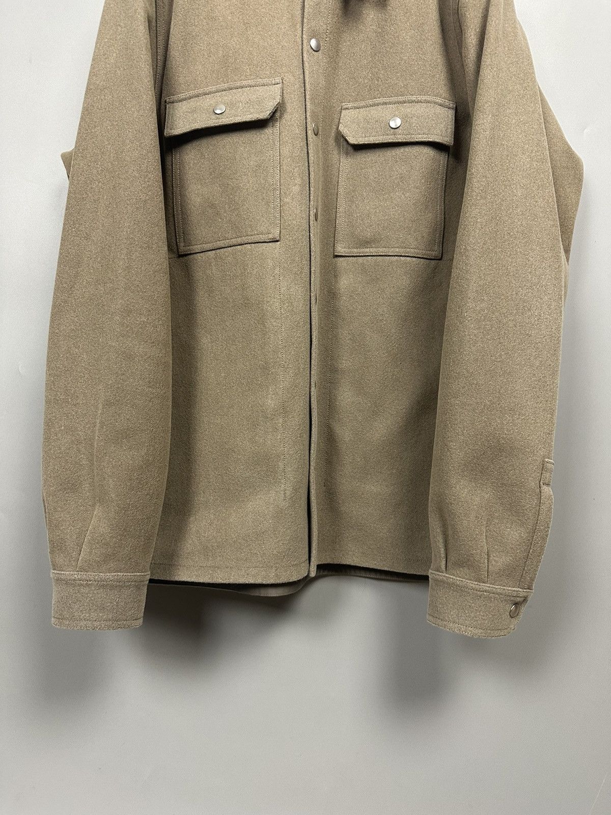Rick Owens FW20 ‘PERFORMA’ Boiled Wool Outershirt Size US XL / EU 56 / 4 - 4 Thumbnail