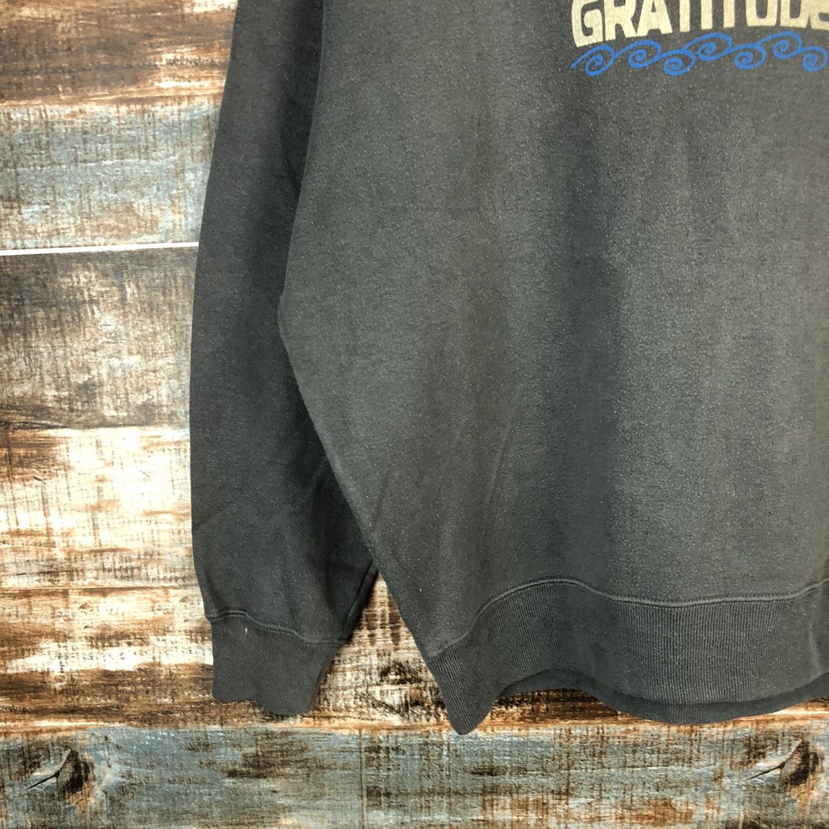 Vintage Dlevo surf vintage faded Grey Sweatshirt #A1524 Size US M / EU 48-50 / 2 - 7 Thumbnail