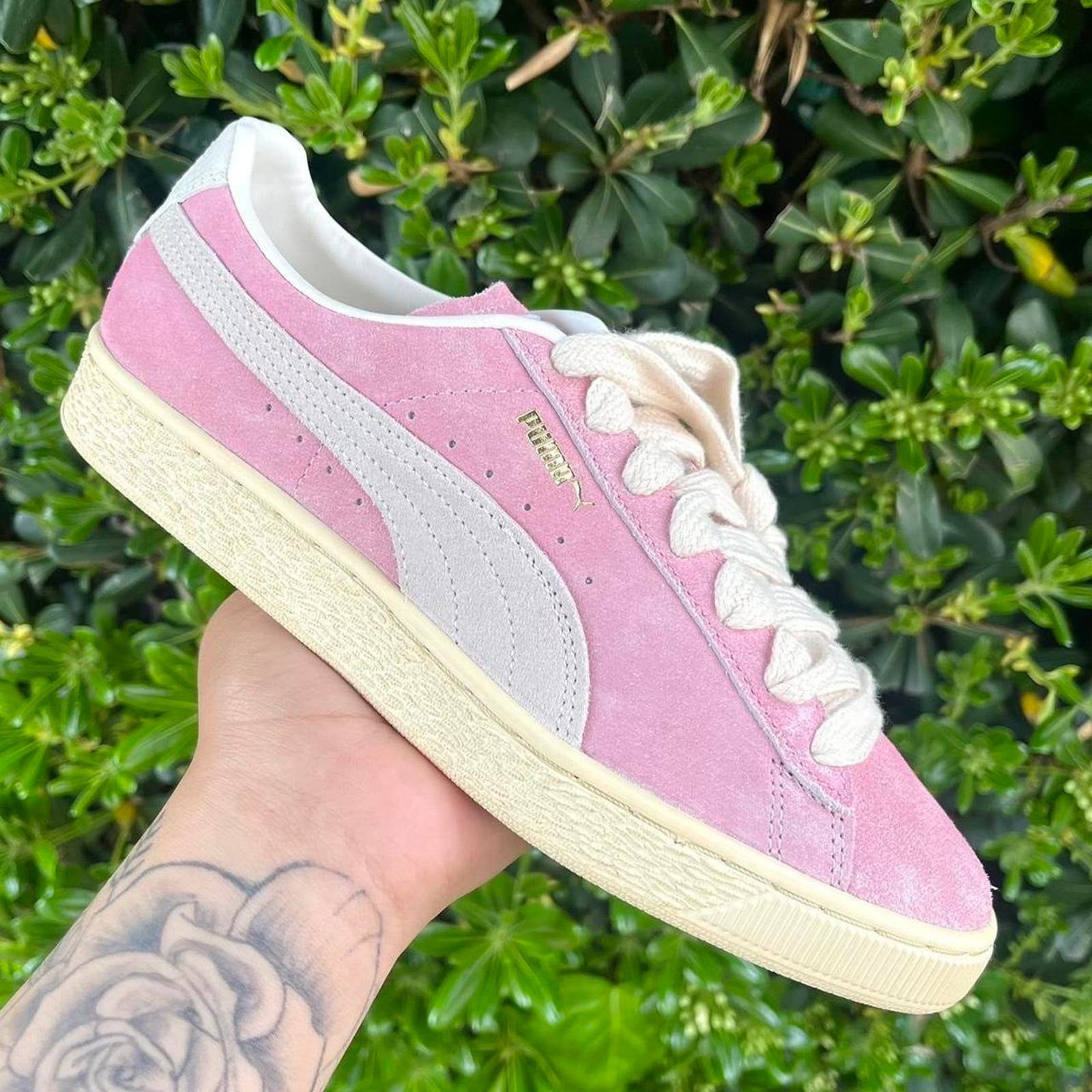 image of Puma X Rhuigi Suede Bboy “Pink” Shoes, Men's (Size 8.5)