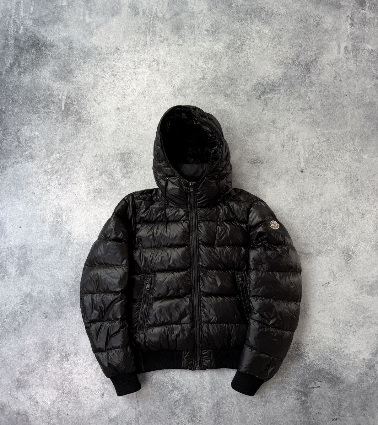 Moncler Moncler black marque giubbotto jacket Size US L / EU 52-54 / 3 - 1 Thumbnail