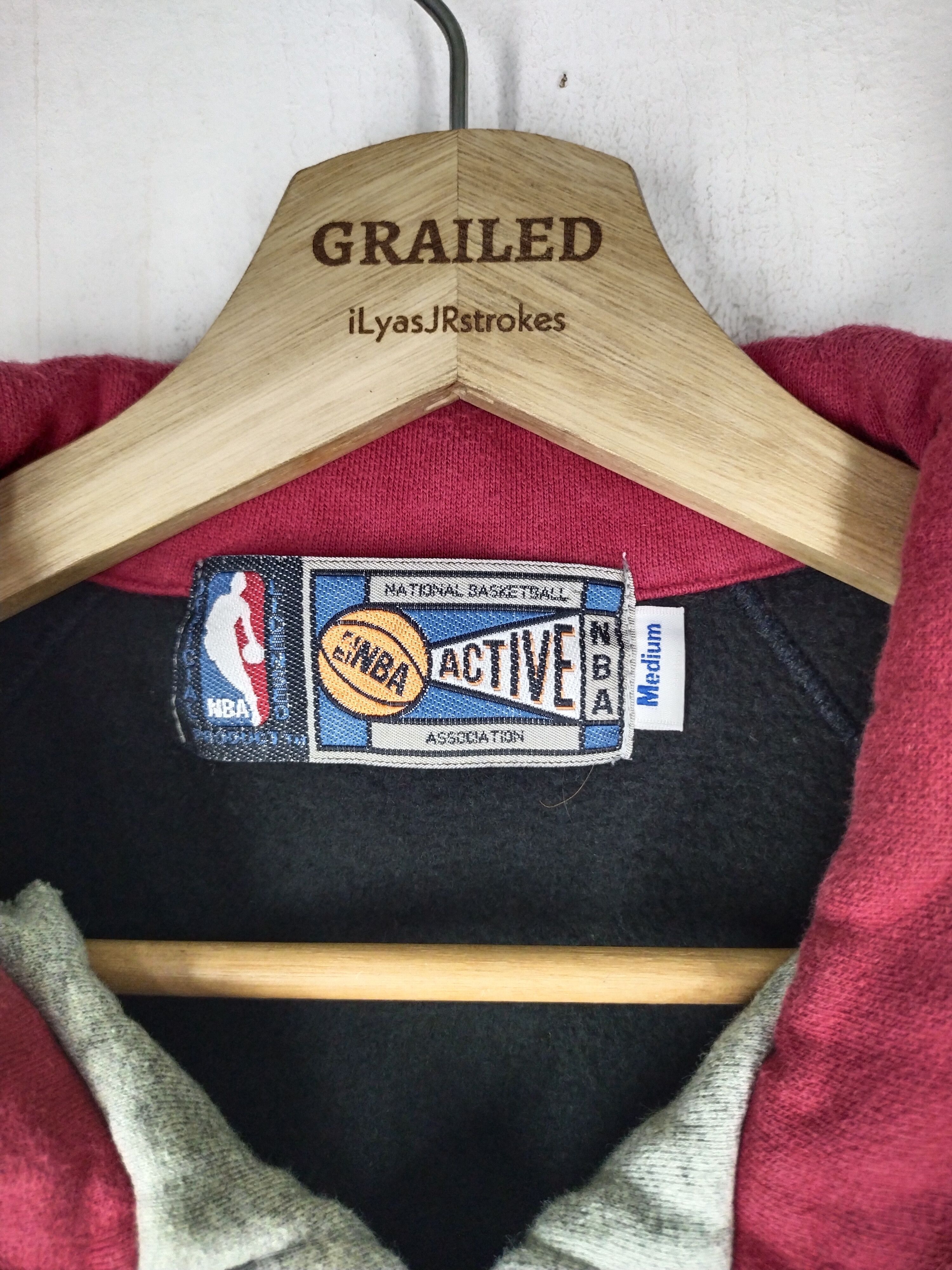 NBA × Vintage Vintage NBA HalfZipper Size US M / EU 48-50 / 2 - 13 Thumbnail