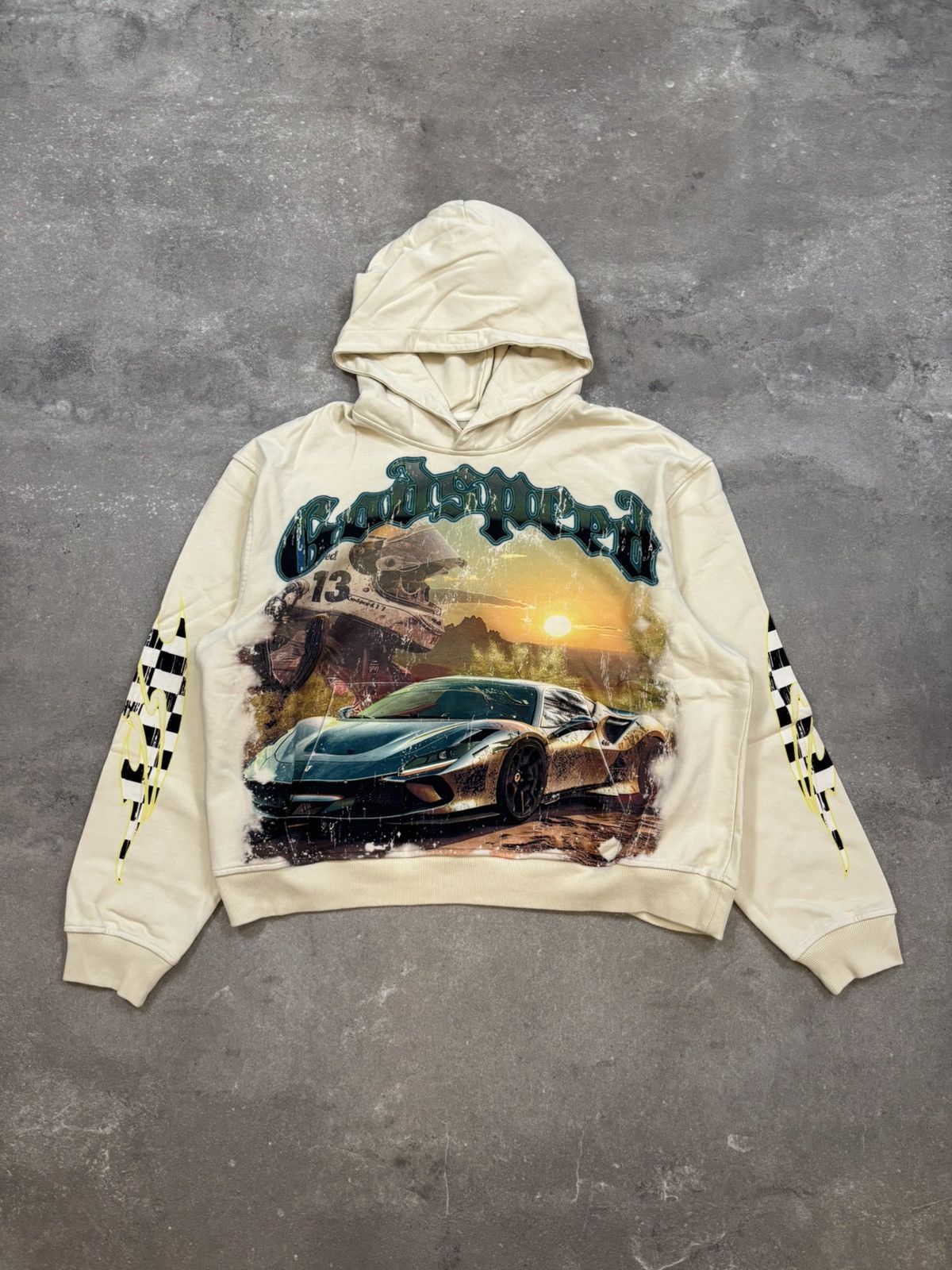 Godspeed Godspeed Sunset Drift Hoodie, Bone Size US L / EU 52-54 / 3 - 1 Thumbnail