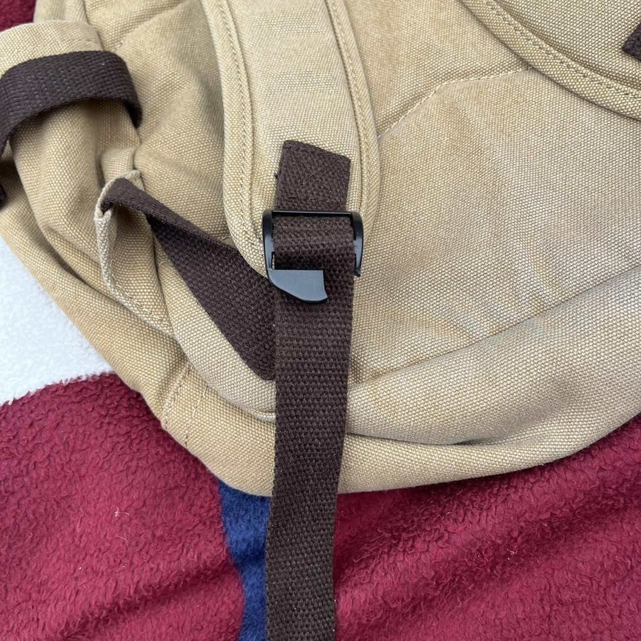 Other Attack on Titan Canvas Backpack Printed Khaki tan bag Size ONE SIZE - 4 Thumbnail