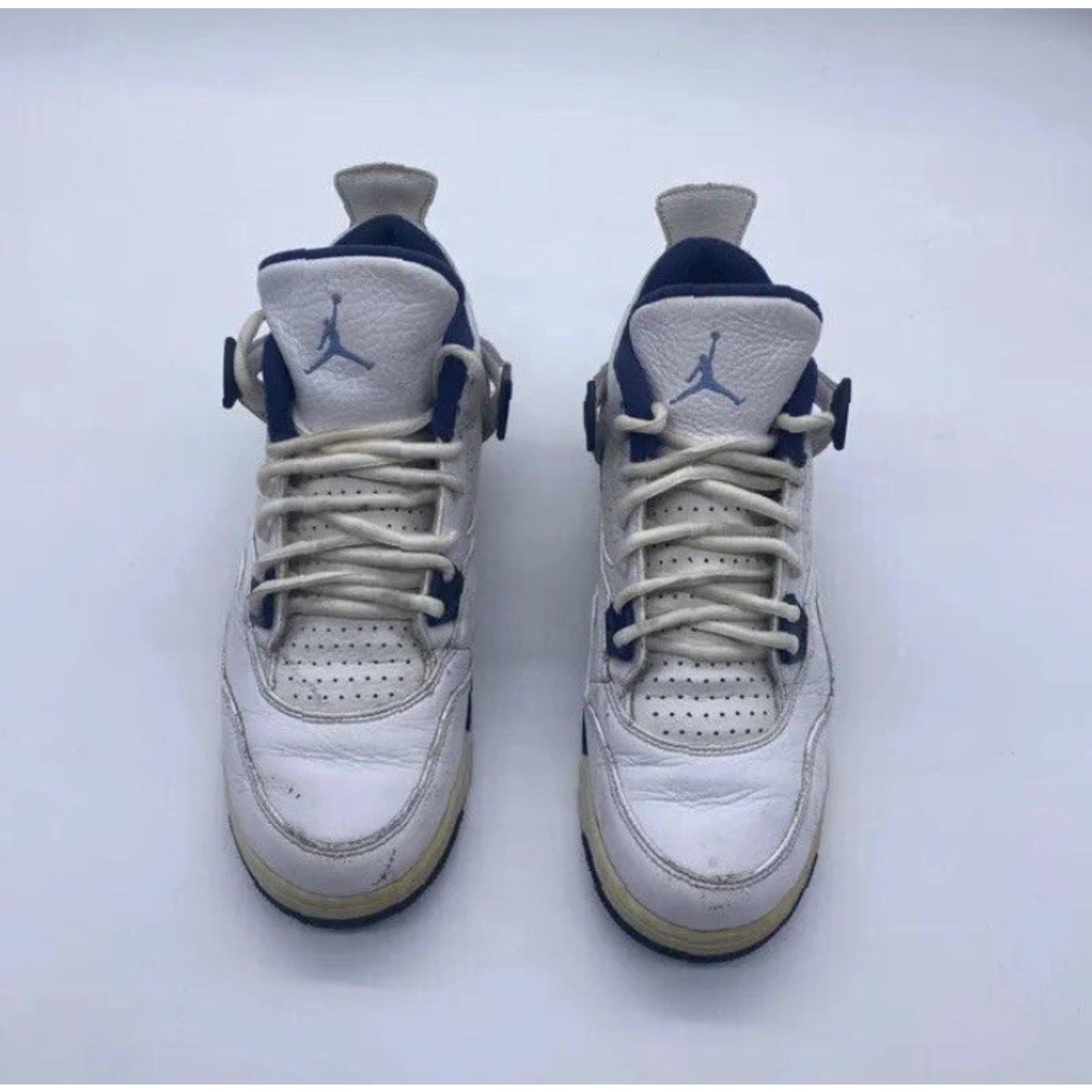 Jordan Brand Jordan 4 Legend Blue Size 6.5 Y Gs Grade School Women’s 8 2014 408 452 107 Size US 7 / IT 37 - 4 Thumbnail