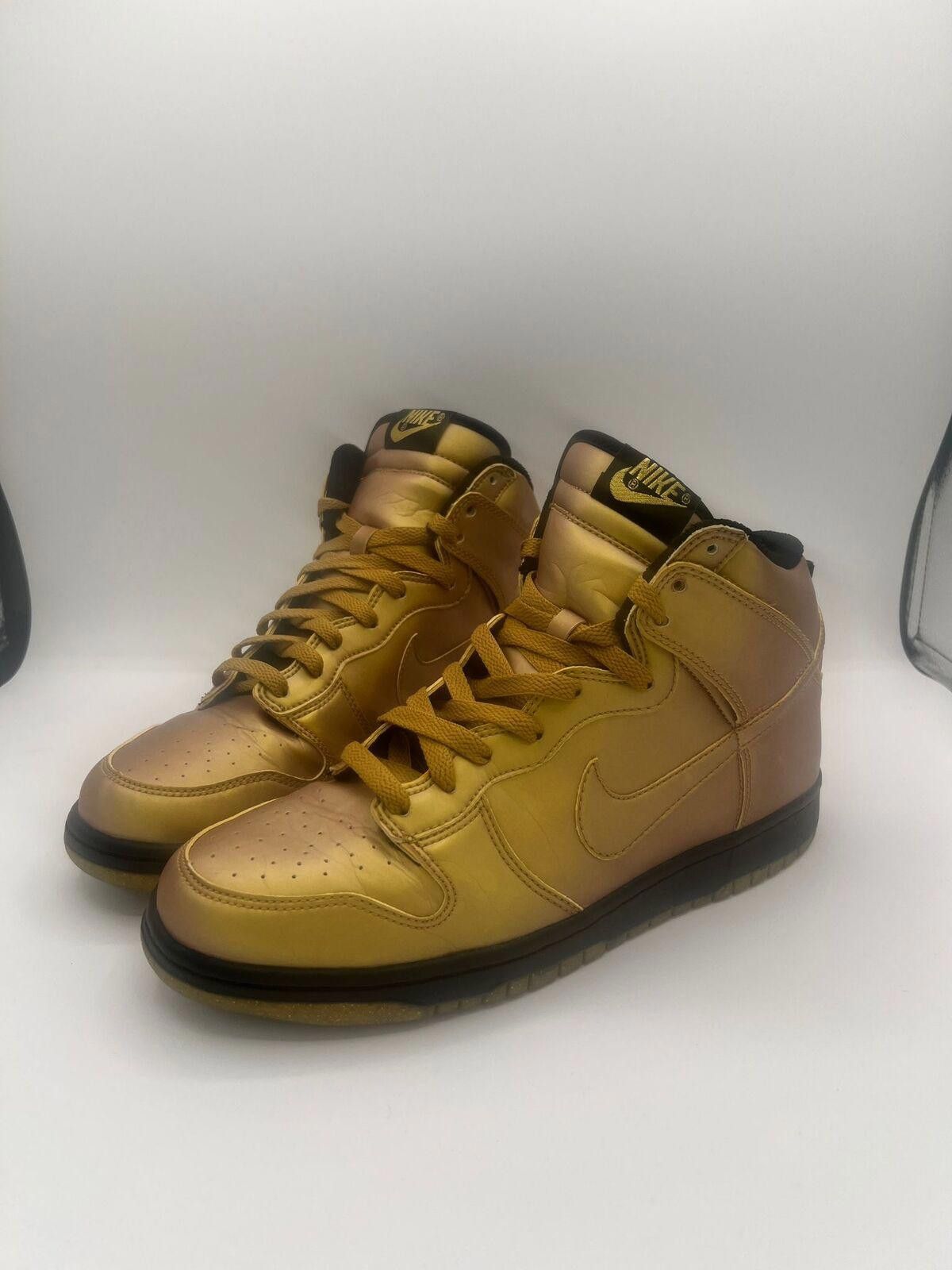 Nike Men's Dunk Olympic 2004 308348-771 Metallic USED
