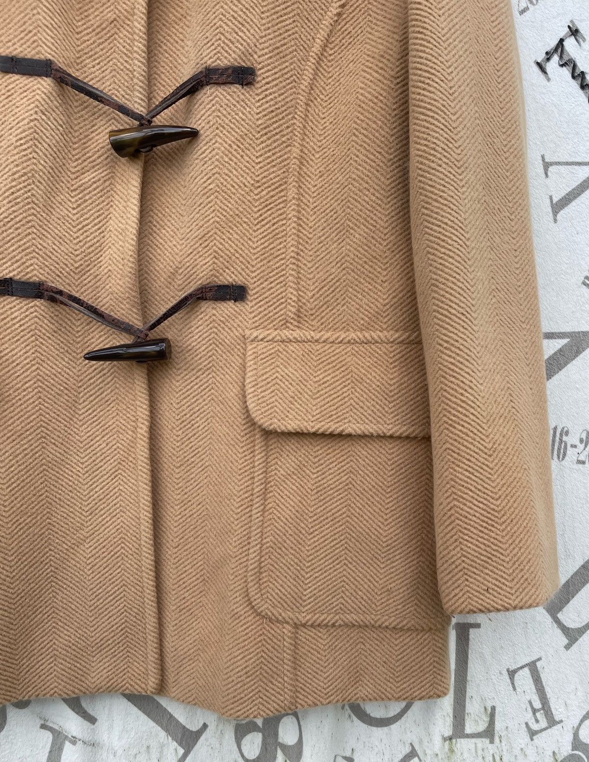 Japanese Brand 🔥YOHJI YAMAMOTO INED x ANGORA WOOL DUFFLE HOODIE JACKET Size M / US 6-8 / IT 42-44 - 7 Thumbnail