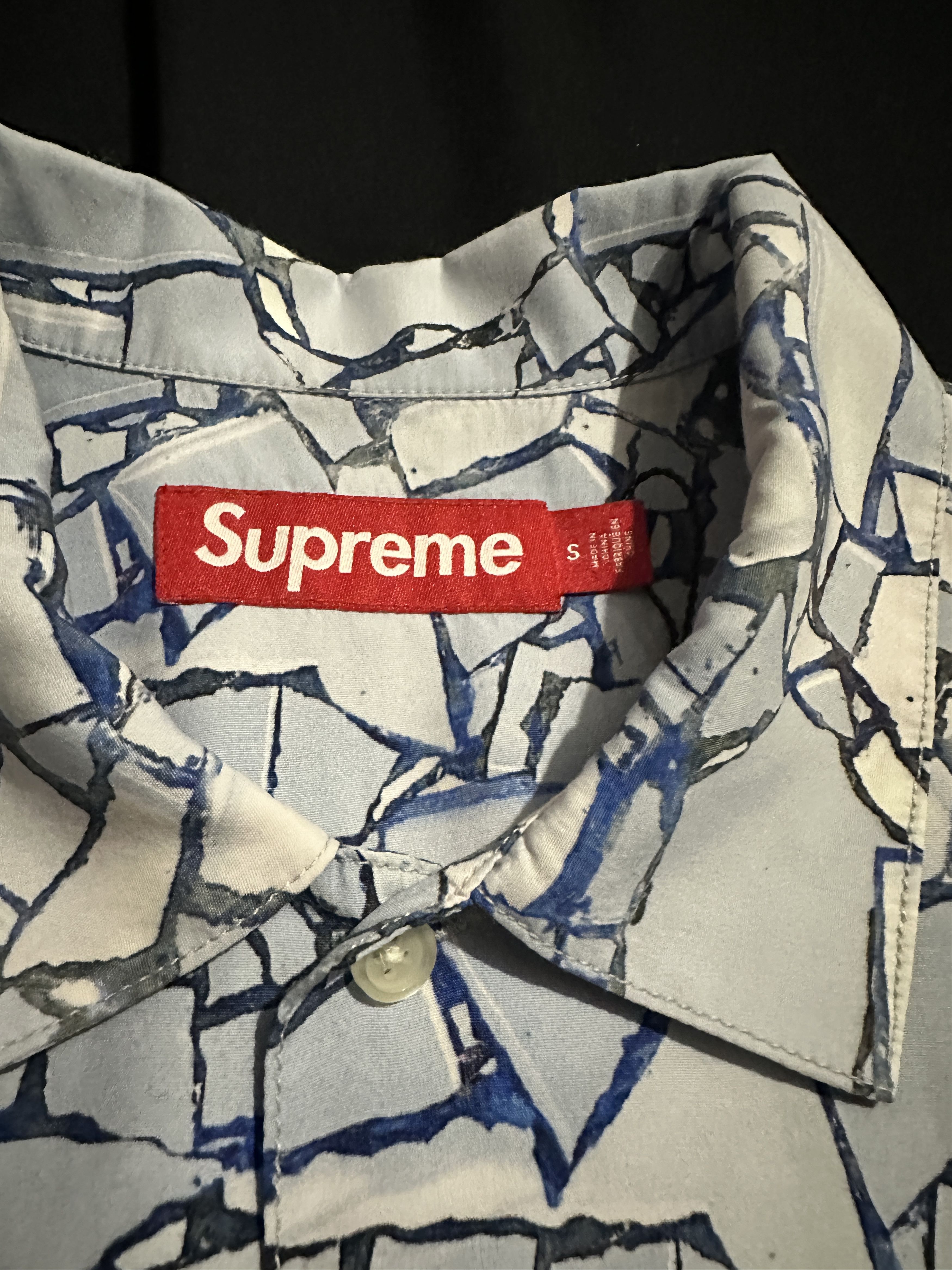 Supreme Supreme Mosaic Button Up Shirt Short Sleeve SS Size US S / EU 44-46 / 1 - 3 Thumbnail