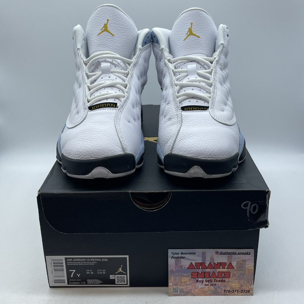Jordan Brand Air Jordan 13 blue grey Size US 7 / IT 37 - 2 Thumbnail