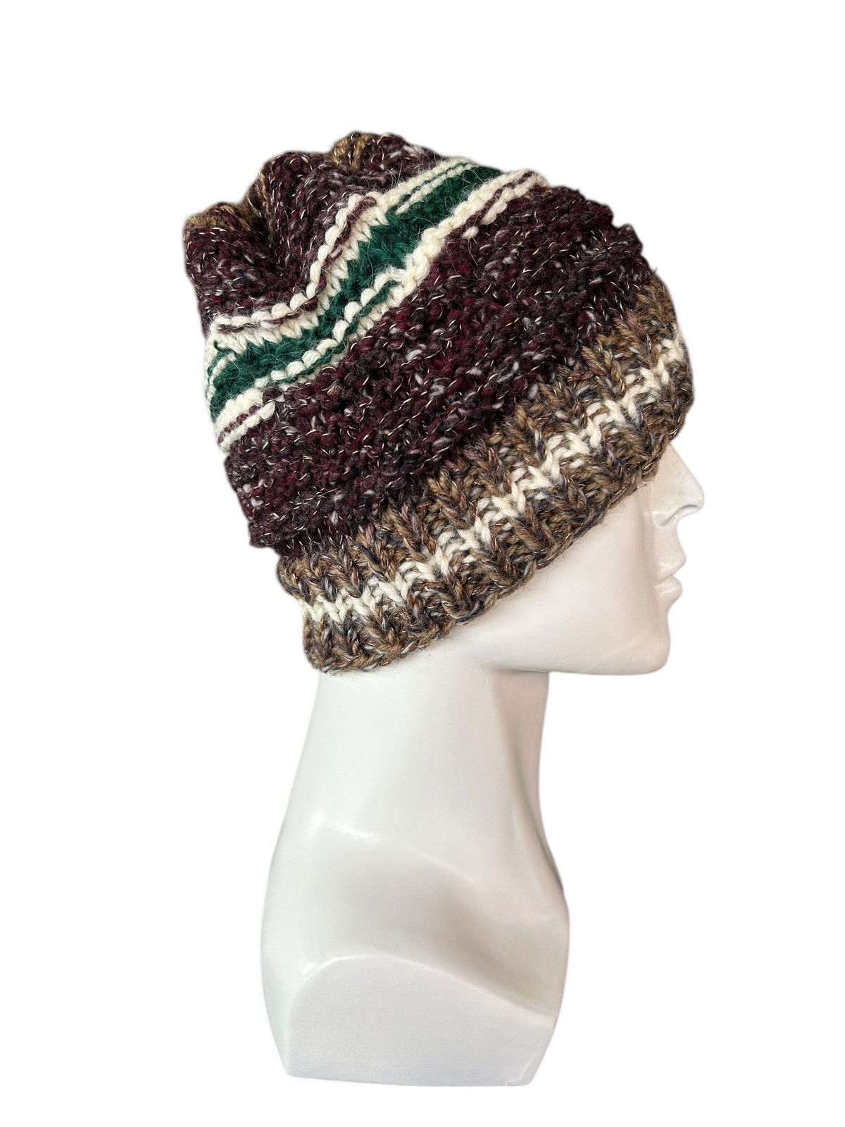 Kapital Crochet Knitted handmade Beanie Hats Rare ☠️☠️ Size ONE SIZE - 3 Thumbnail