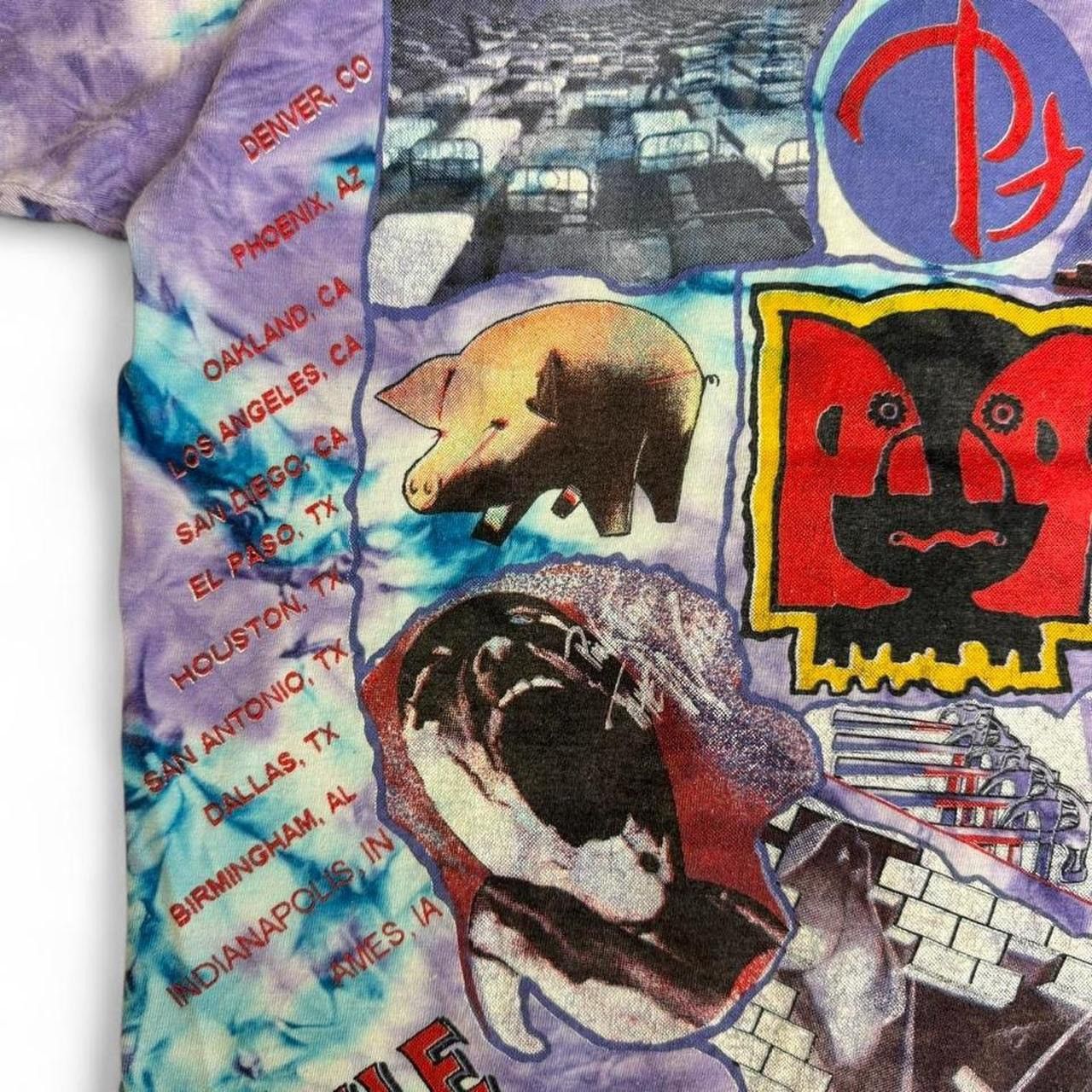 Other Pink Floyd The Division Bell Tour 1994 tie dye tee size L Size US L / EU 52-54 / 3 - 5 Thumbnail