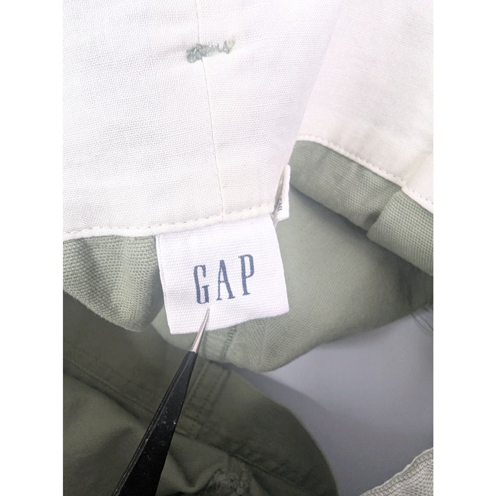 Gap Gap Womens Skirt Paperbag Mini Belted Green Size 14 Cotton Lyocell Douglas Size 36" / US 14 / IT 50 - 7 Thumbnail