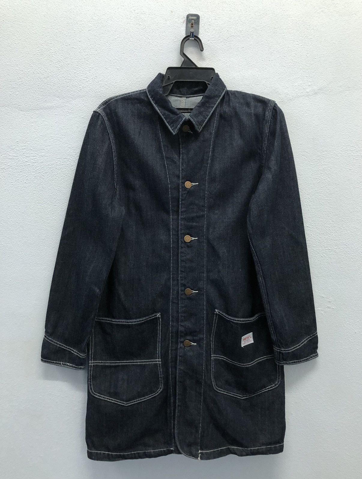Vintage Vintage Smith's Workwear Sanforized Denim Jacket Size US M / EU 48-50 / 2 - 1 Thumbnail