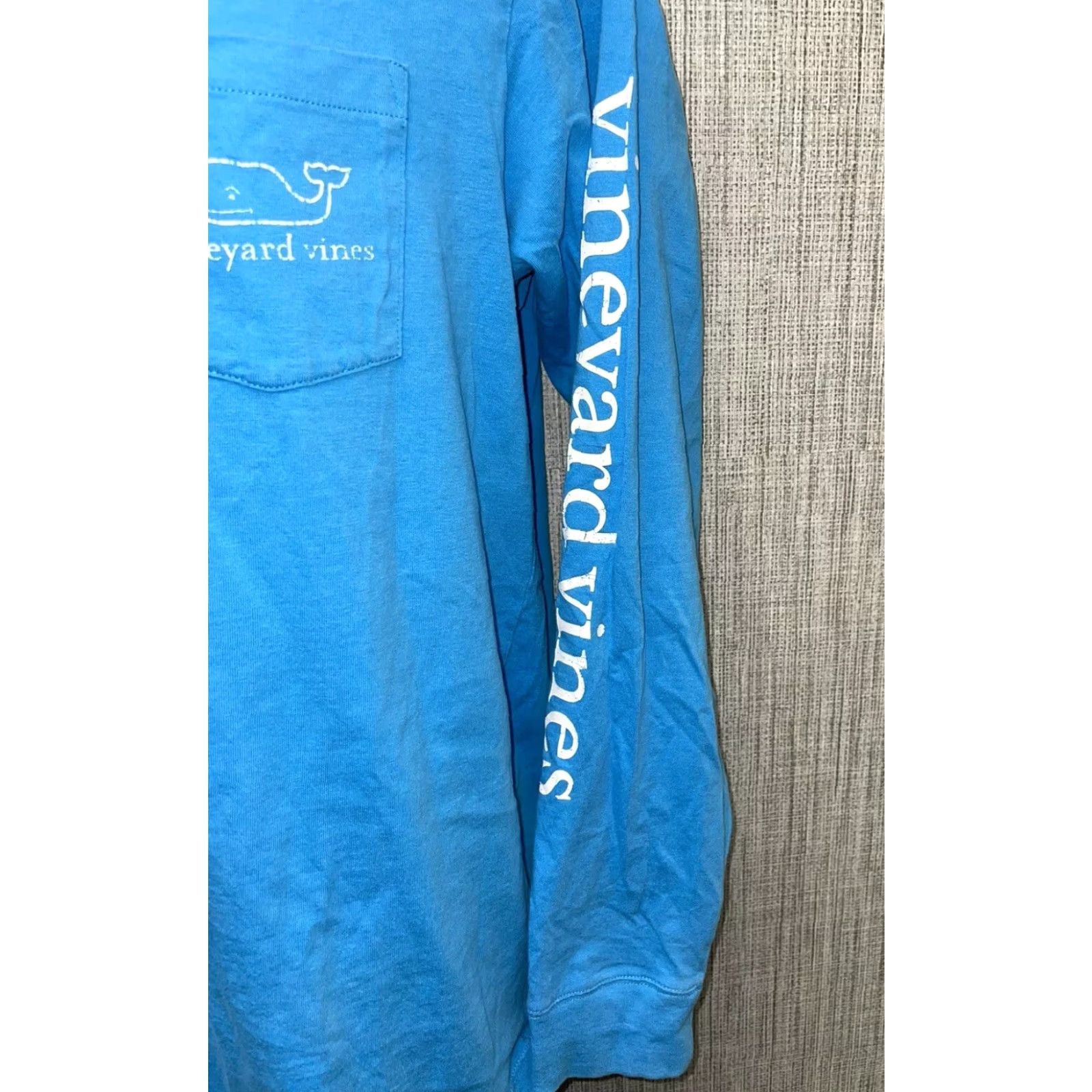 Vineyard Vines Vineyard Vines 100% Cotton Blue Long Sleeve Graphics T-Shirt Mens S Size US S / EU 44-46 / 1 - 4 Thumbnail