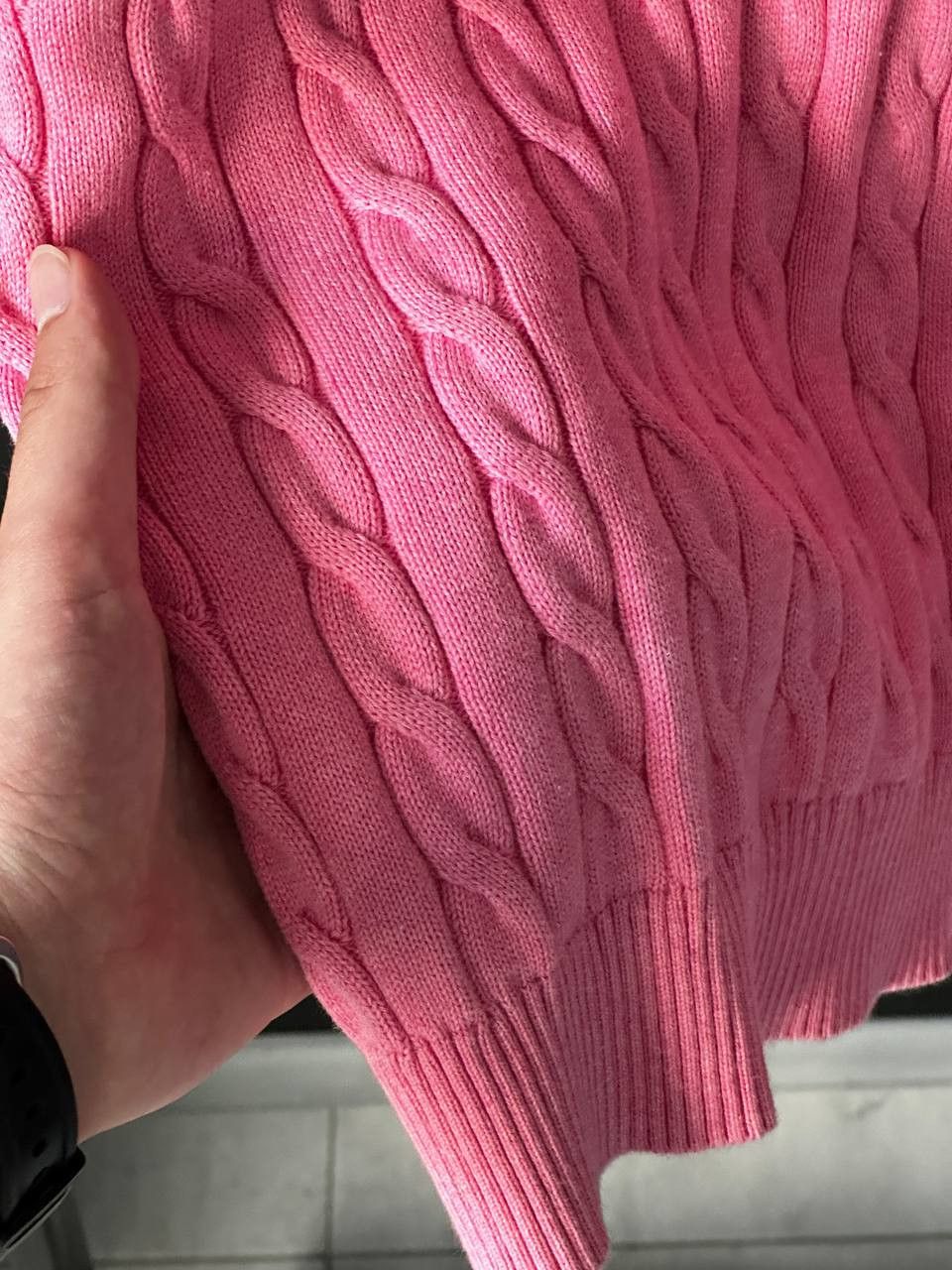 Gant Gant Cable Knit Pink Old Money Sweater Size L Size US L / EU 52-54 / 3 - 7 Thumbnail