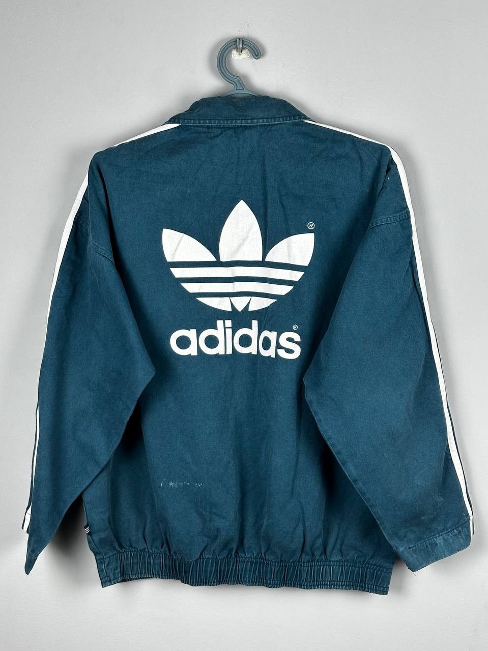Adidas Rare Retro 90’s Adidas Vintage Cotton Anorak Jacket Size US L / EU 52-54 / 3 - 8 Thumbnail