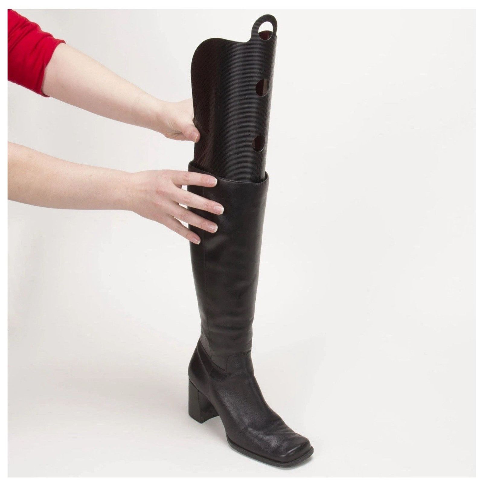 The Unbranded Brand Boot Shapers Cedar Fresh Adjustable Pack Of 4 Black New Size ONE SIZE - 3 Thumbnail