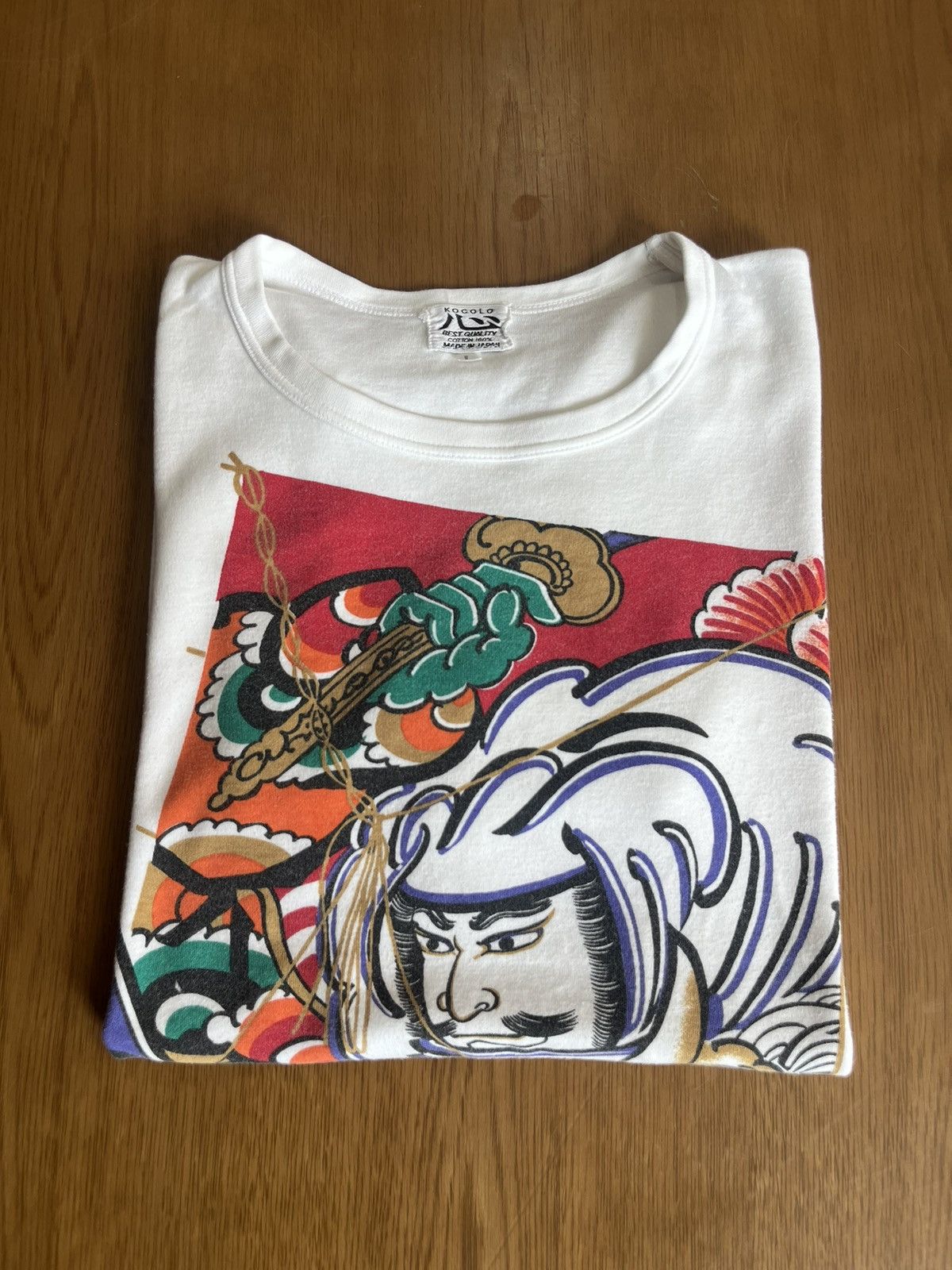 Arts & Science Vintage Samurai japan Artwork Kocolo kenji 80’s Tshirt Size US L / EU 52-54 / 3 - 1 Thumbnail