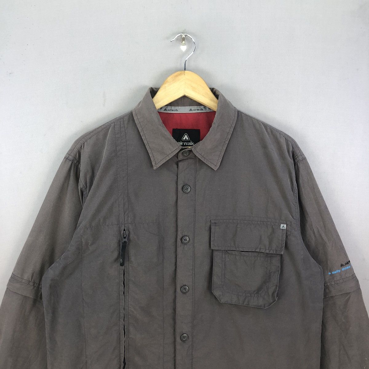 Airwalk Vintage 90’s Airwalk Utility Button Up Shirt Size US L / EU 52-54 / 3 - 4 Thumbnail