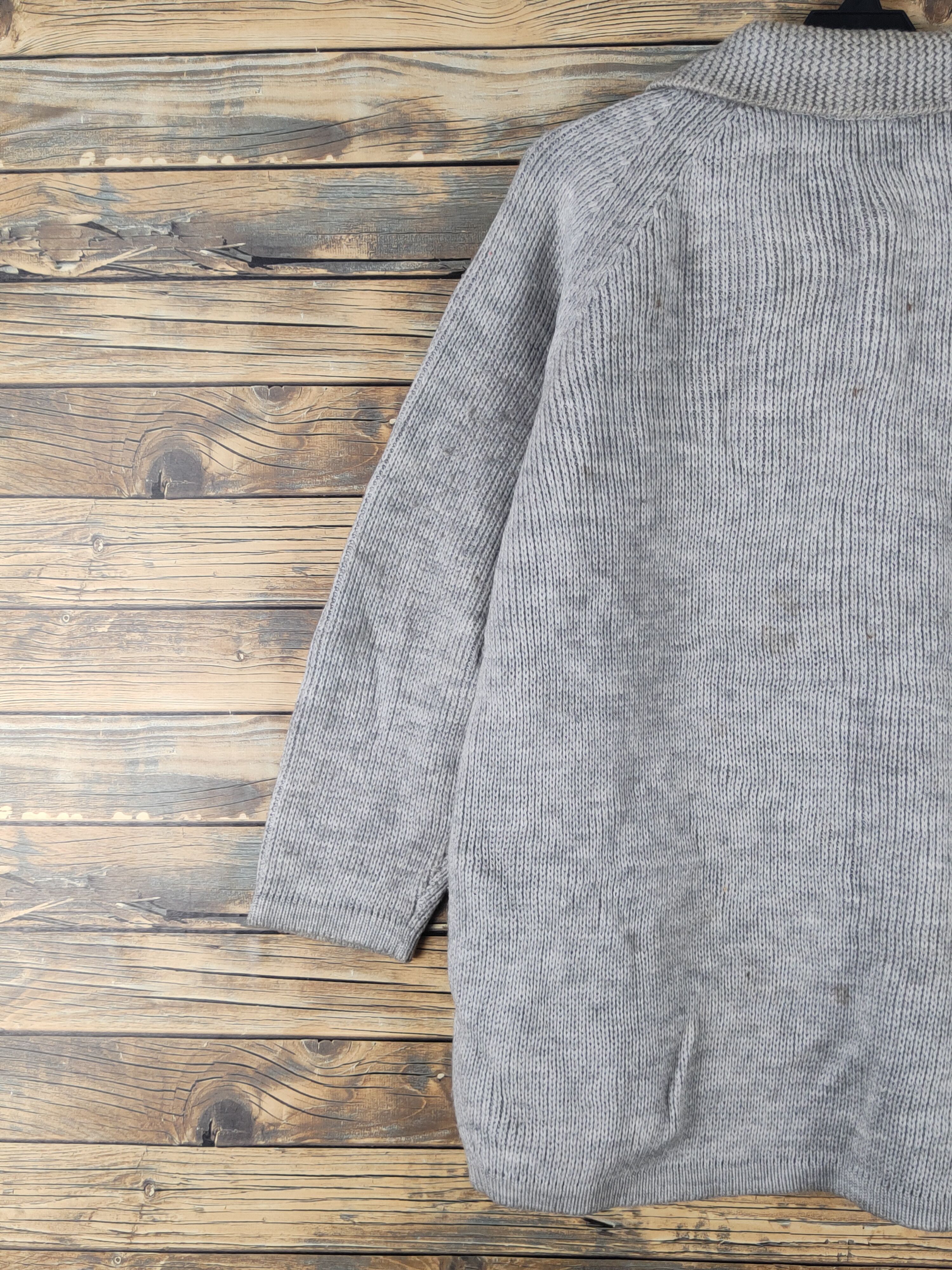 Japanese Brand × Vintage Japanese Brand Gray Knitwear Sweaters #W1773 Size US L / EU 52-54 / 3 - 8 Thumbnail