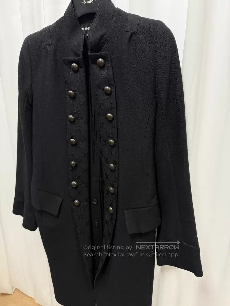 Ann Demeulemeester Ann Demeulemeester Court Napoleon coat with structured bac Size 4XL / US 24-26 - 3 Thumbnail