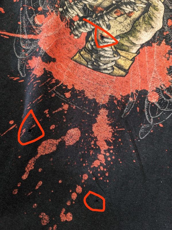 Band Tees × Metallica × Vintage Vintage Trashed Faded 00s Metallica Pushead 2008 tshirt Size US XL / EU 56 / 4 - 3 Thumbnail