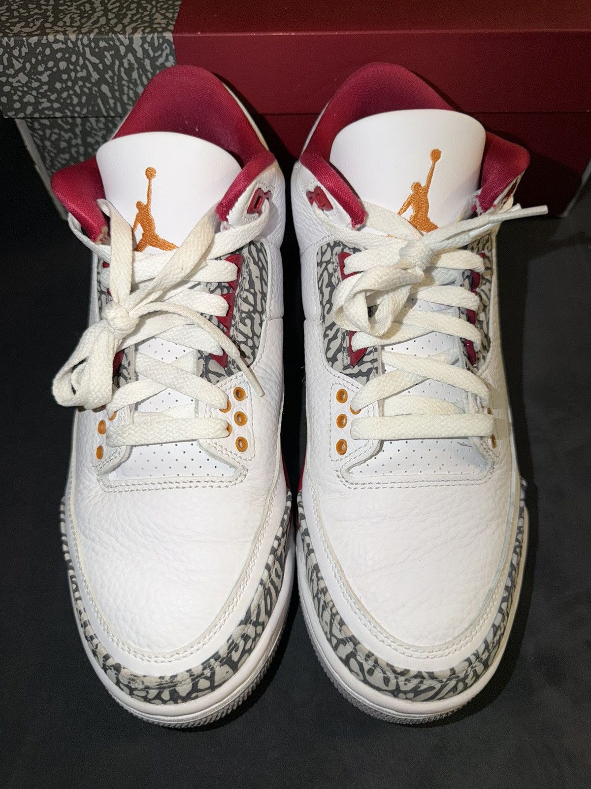 Jordan Brand Jordan 3 Retro ‘Cardinal Red’ Size 8M Size US 8 / EU 41 - 3 Thumbnail