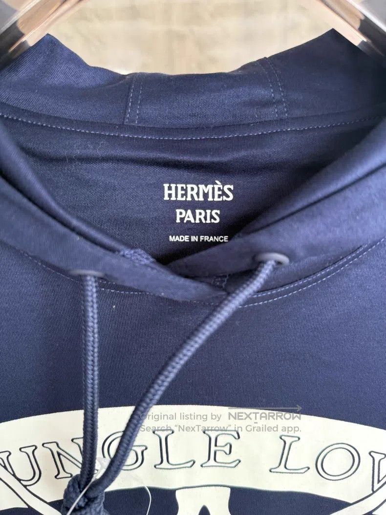 Hermes Hermes Leopard print hooded sweatshirt dress Size XXS / US 00 / IT 34 - 2 Thumbnail