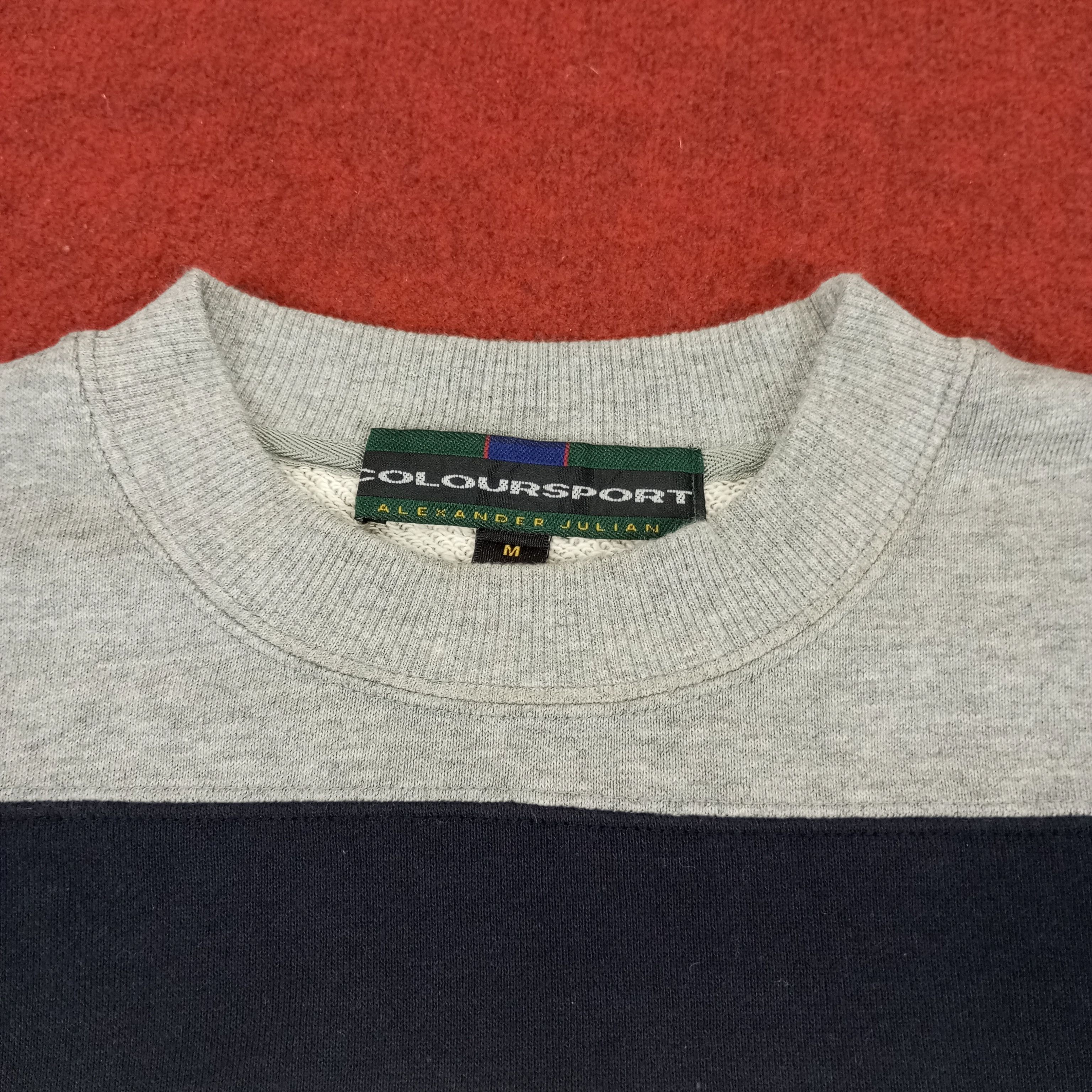 Alexander Julian × Colours × Vintage Colours By Alexander Julian Fashion Style Sweatshirt Size US M / EU 48-50 / 2 - 5 Thumbnail