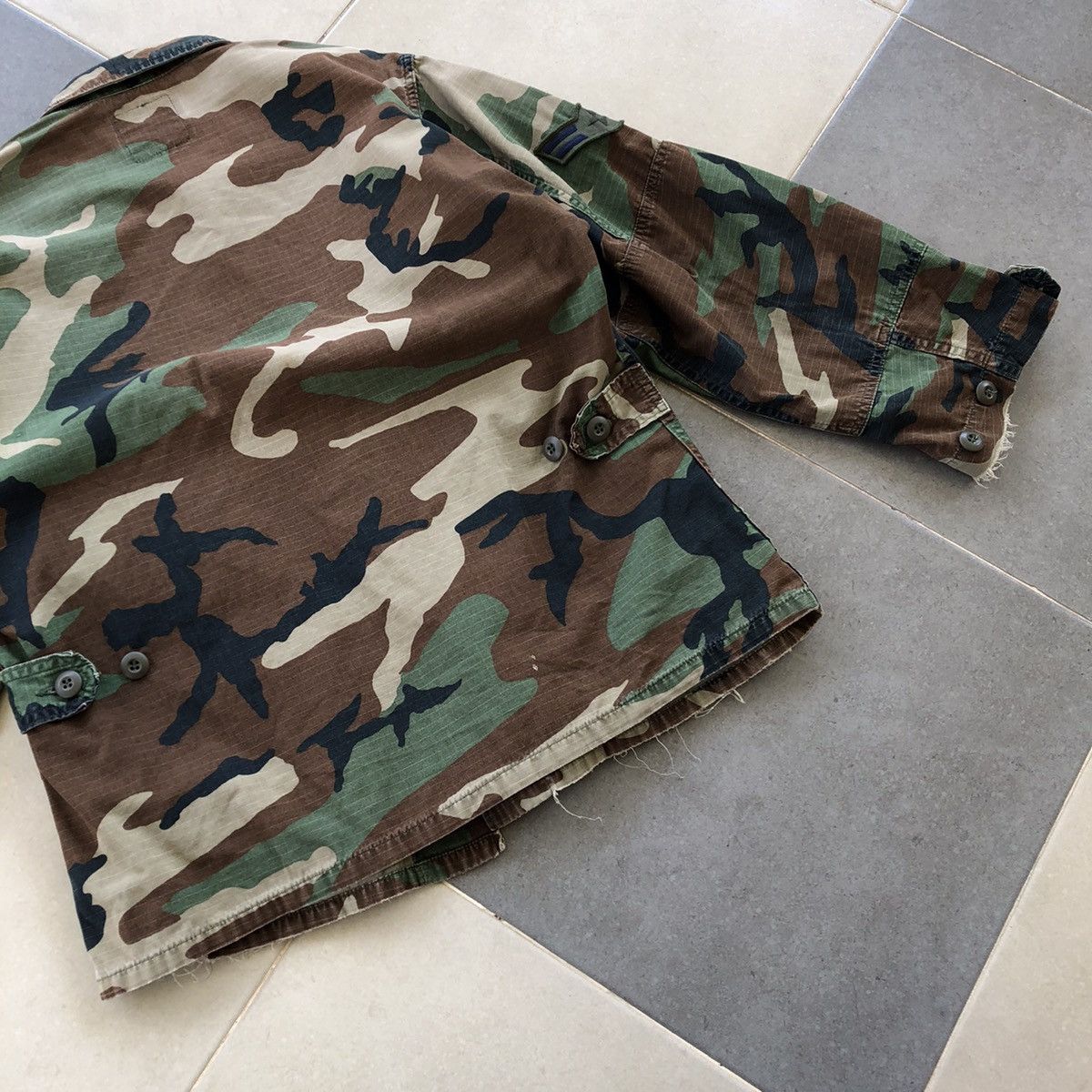 Vintage Vintage Army Combat Camouflage Jacket Size US S / EU 44-46 / 1 - 7 Thumbnail