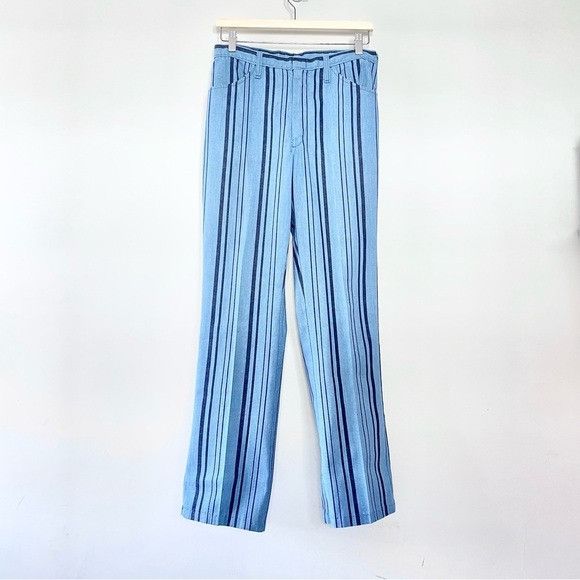 Vintage Unisex Rare Vintage 70’s Railroad Stripe High Waisted Pants Size 29" - 13 Thumbnail
