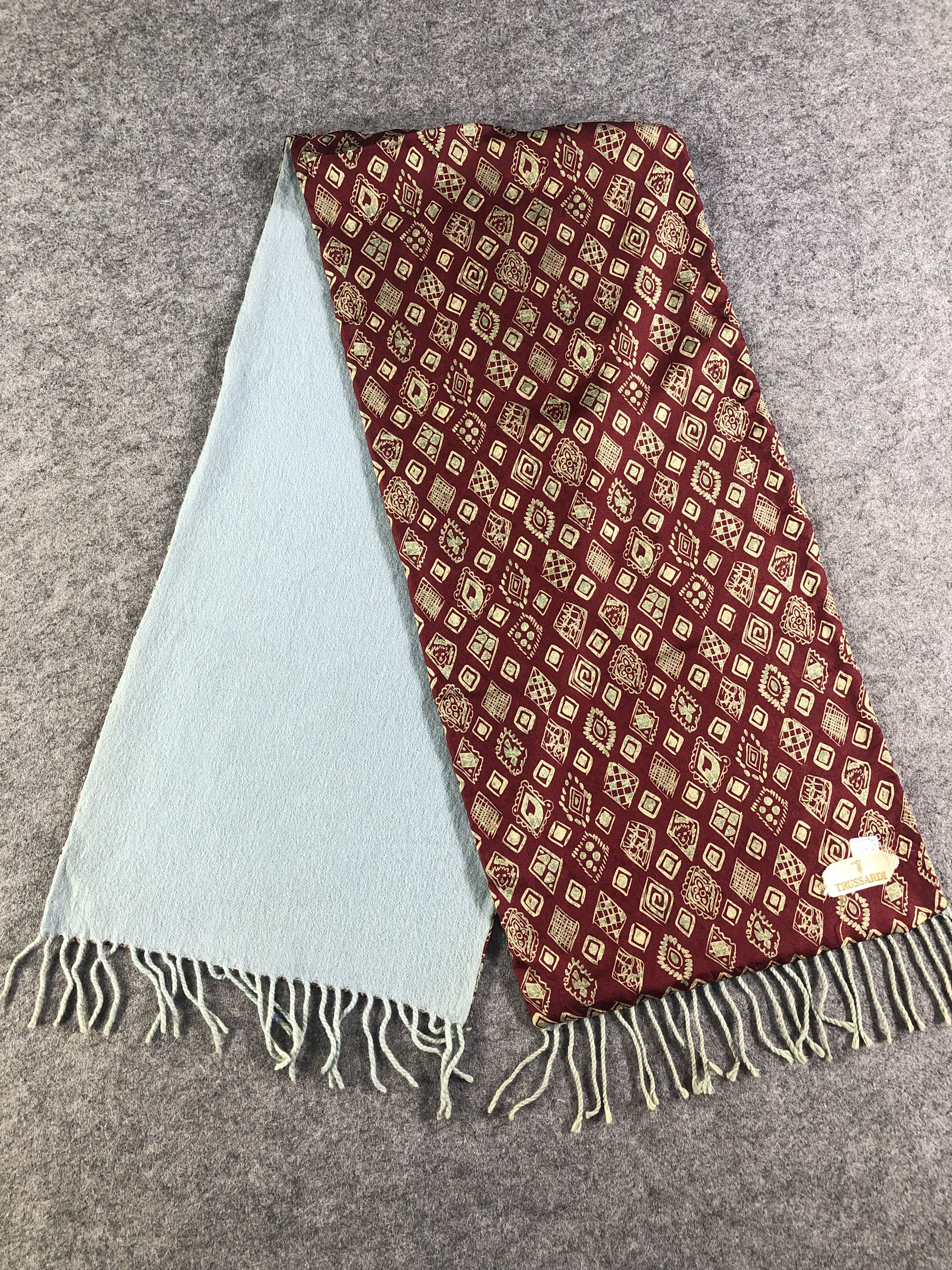 Trussardi Trussardi Silk Wool Scarf / Muffler / Neckwear Size ONE SIZE - 3 Thumbnail