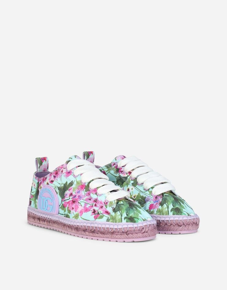 Dolce & Gabbana o1y0925 Canvas Espadrilles in Multicolor Size US 4 / IT 34 - 2 Thumbnail