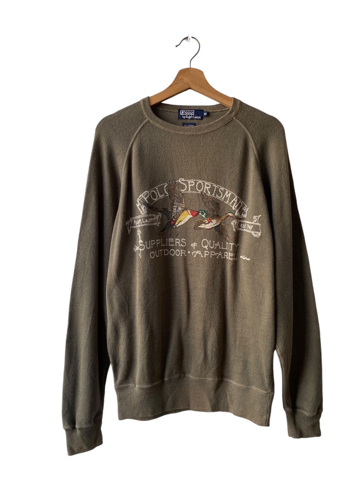 Polo Ralph Lauren 1990s - Vintage Polo Sportsman Ralph Lauren Sweatshirt Size US M / EU 48-50 / 2 - 2 Thumbnail