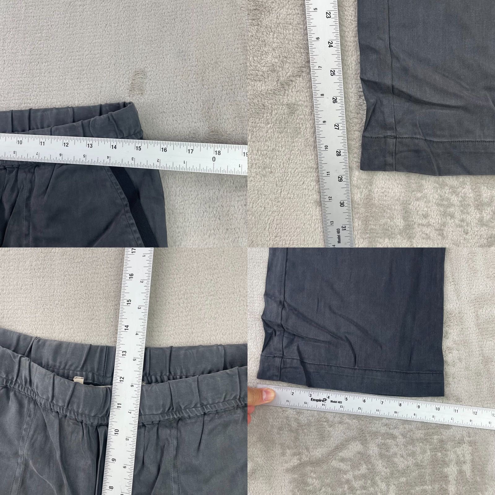Soft Surroundings Soft Surroundings Lush Living Pants Women Small Gray Wide Leg Designer Size 30" / US 8 / IT 44 - 8 Thumbnail