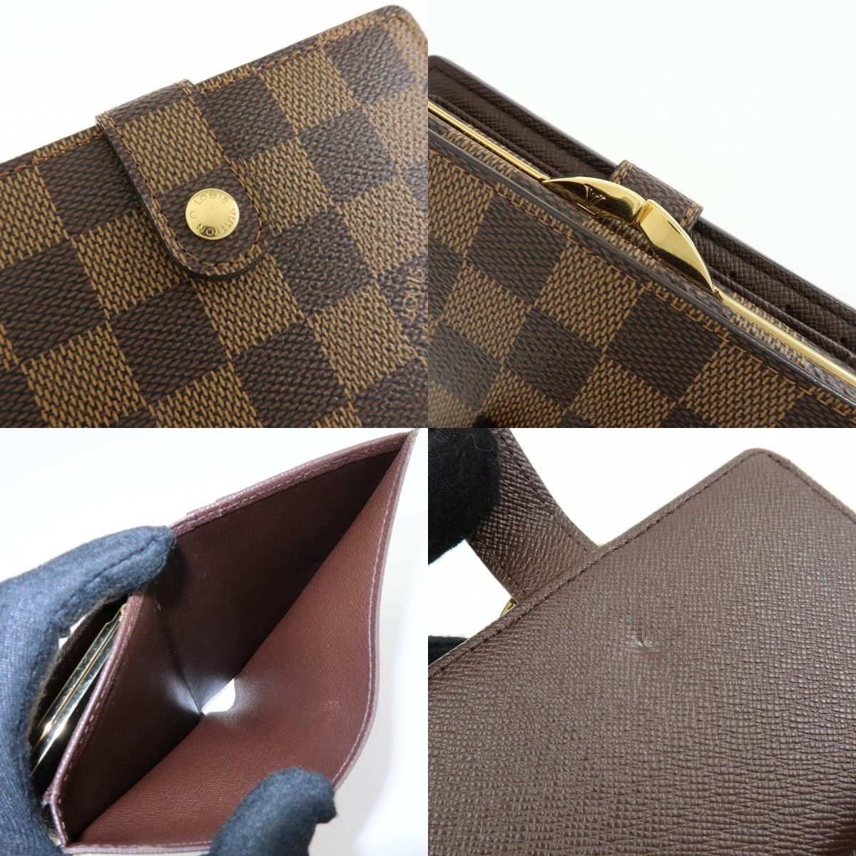 Louis Vuitton Louis Vuitton Ebene Porte Monnaie Billets Viennois Wallet Size ONE SIZE - 6 Thumbnail