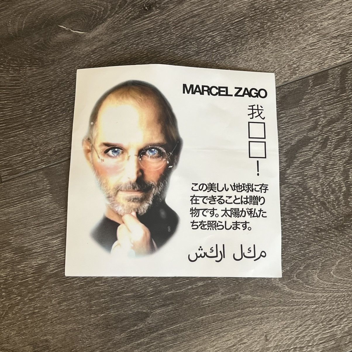 Marcel Zago Marcel Zago Momar Steve Jobs Sticker Size ONE SIZE - 1 Thumbnail