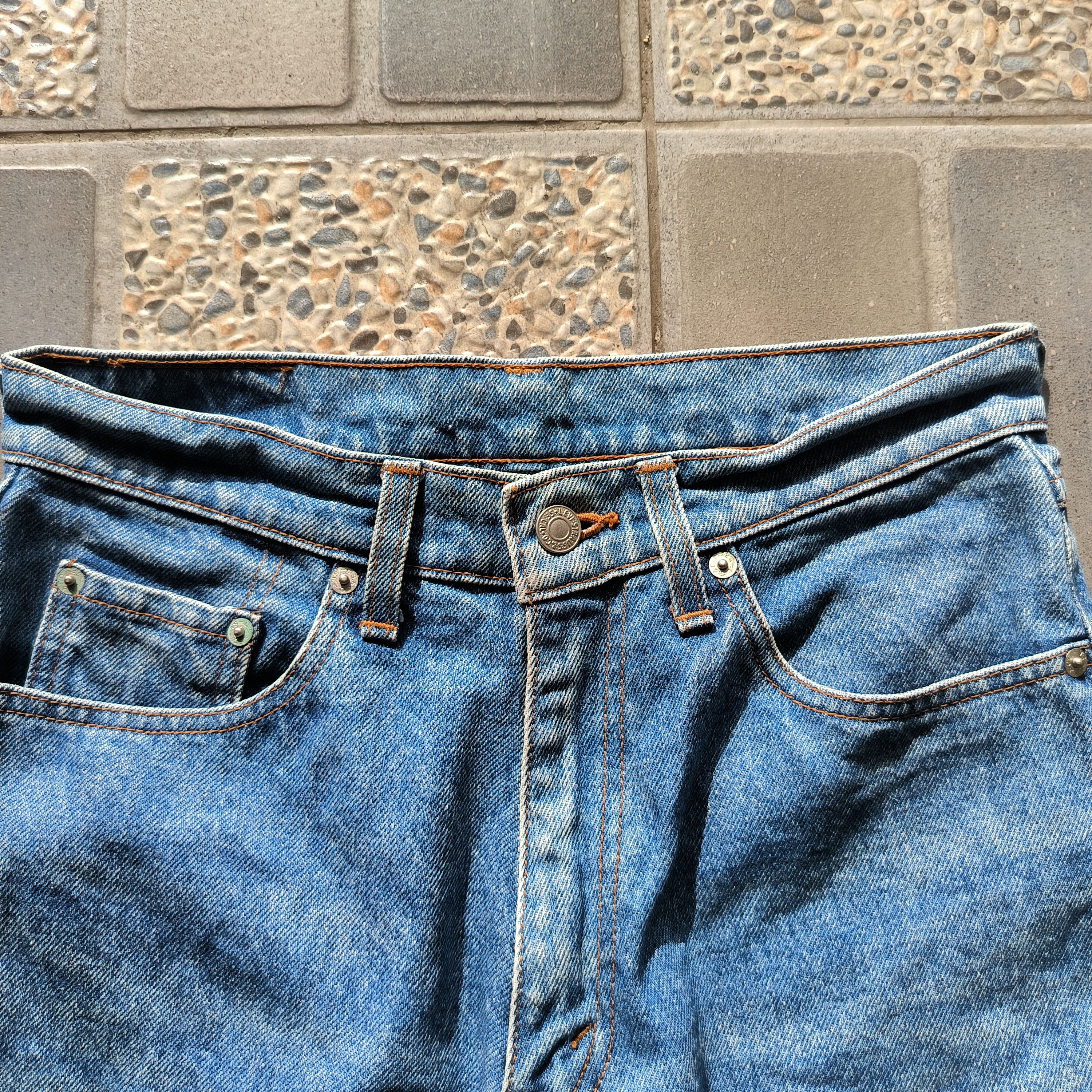 Levi's Vintage 1980s Levis Big E Fontana Green Tab Jeans Size US 30 / EU 46 - 9 Thumbnail