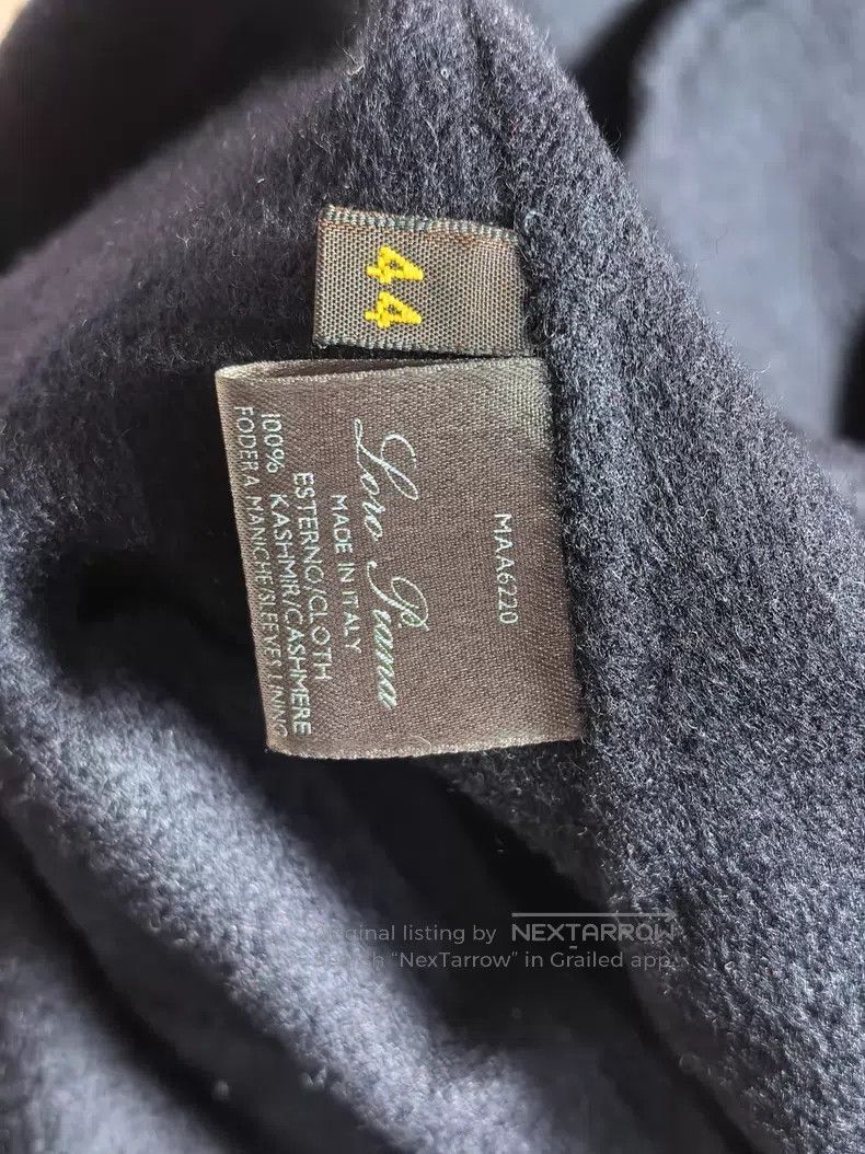 Loro Piana Loro Piana Lady Double Breasted Navy Collar Cashmere Coat Size M / US 6-8 / IT 42-44 - 8 Thumbnail