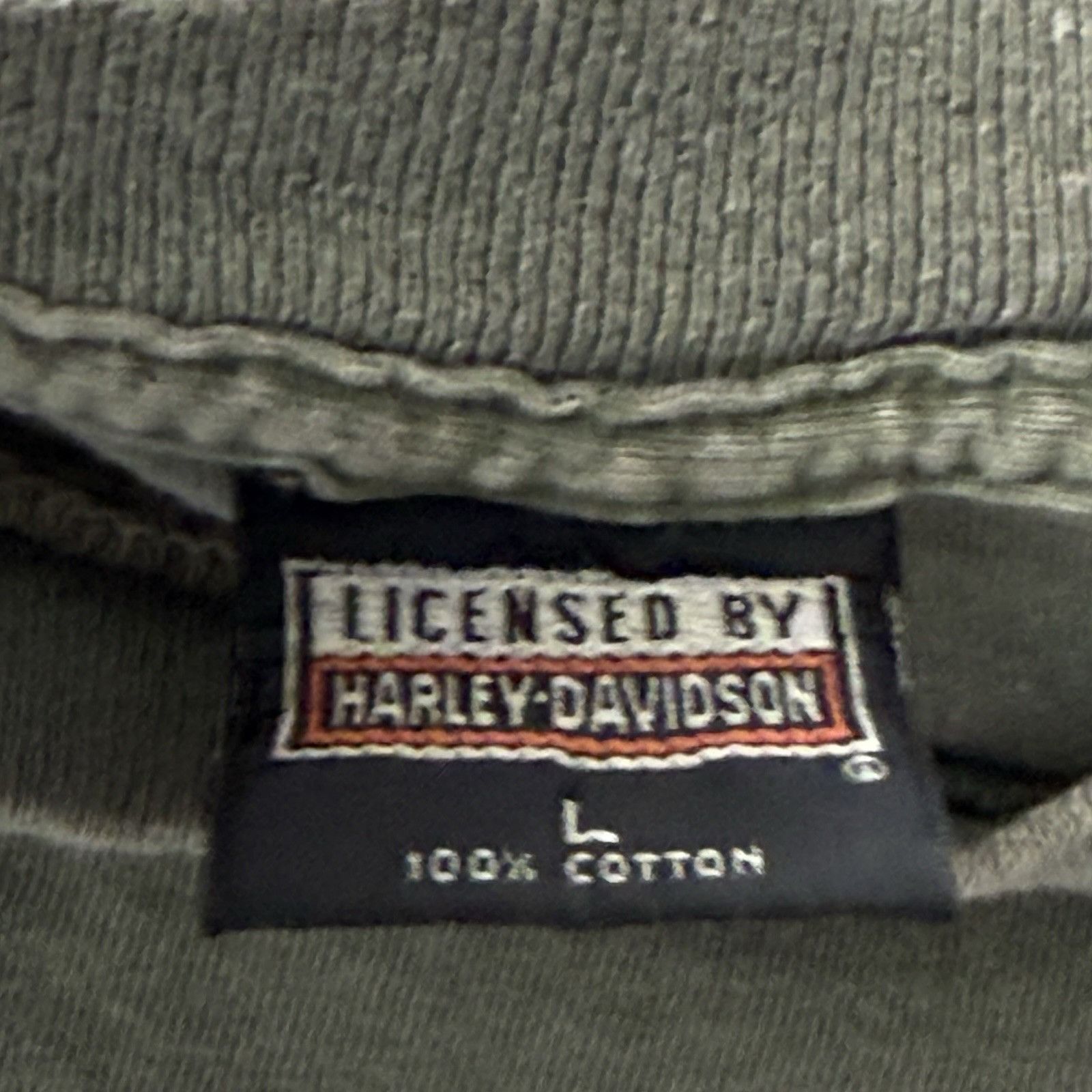 Harley Davidson VTG 90'S HARLEY-DAVIDSON MOTORCYCLES SPIRIT LAS VEGAS GREEN Size US L / EU 52-54 / 3 - 7 Thumbnail